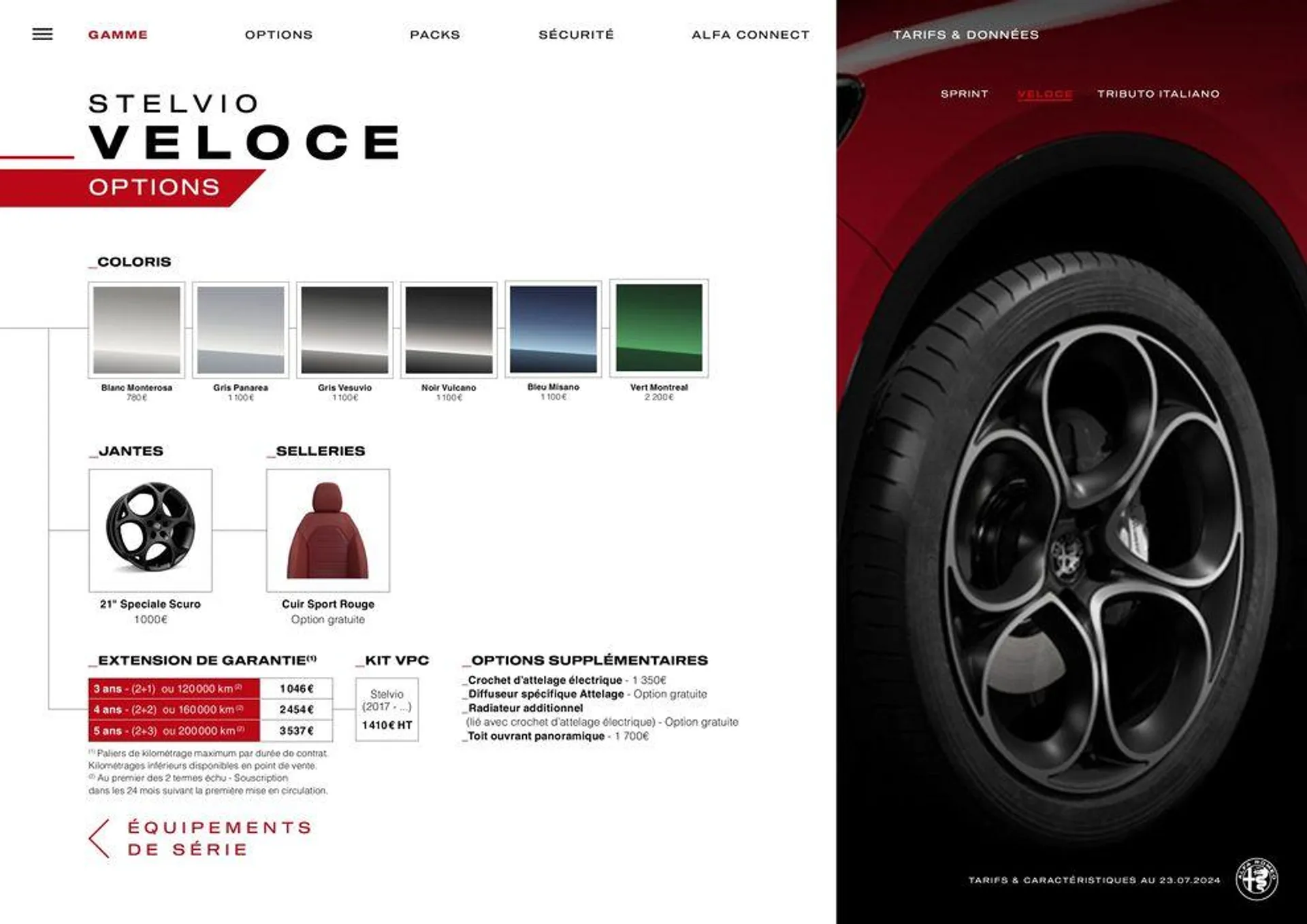 Alfa Romeo STELVIO du 7 août au 7 août 2025 - Catalogue page 8