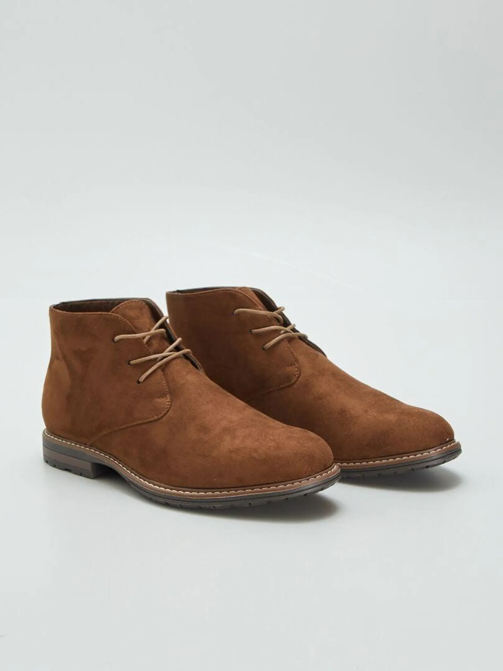 Chaussures de ville en simili - Marron