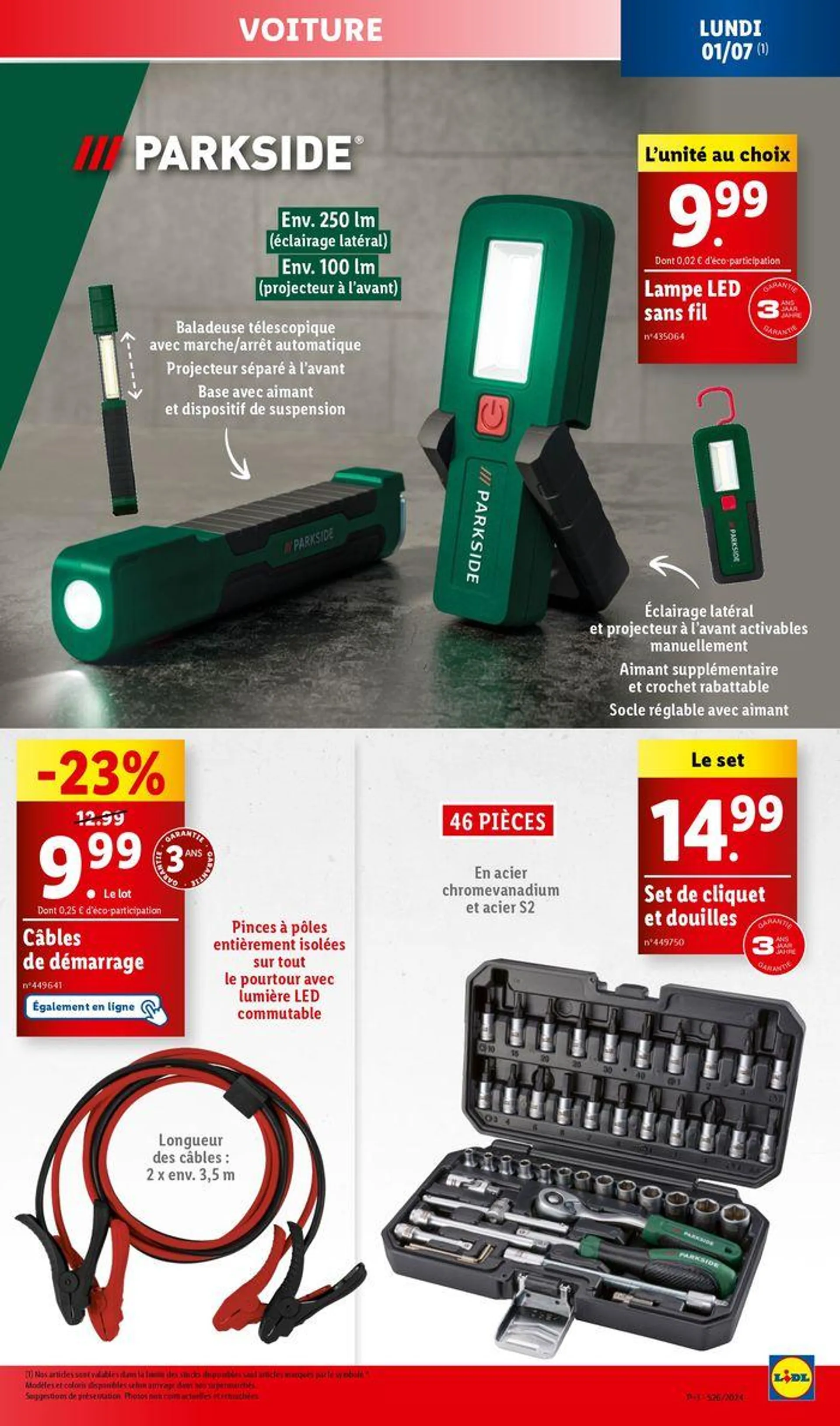 Retrouvez les offres Lidl de la semaine : bricolage, jardin et cuisine ! du 27 juin au 1 juillet 2024 - Catalogue page 35