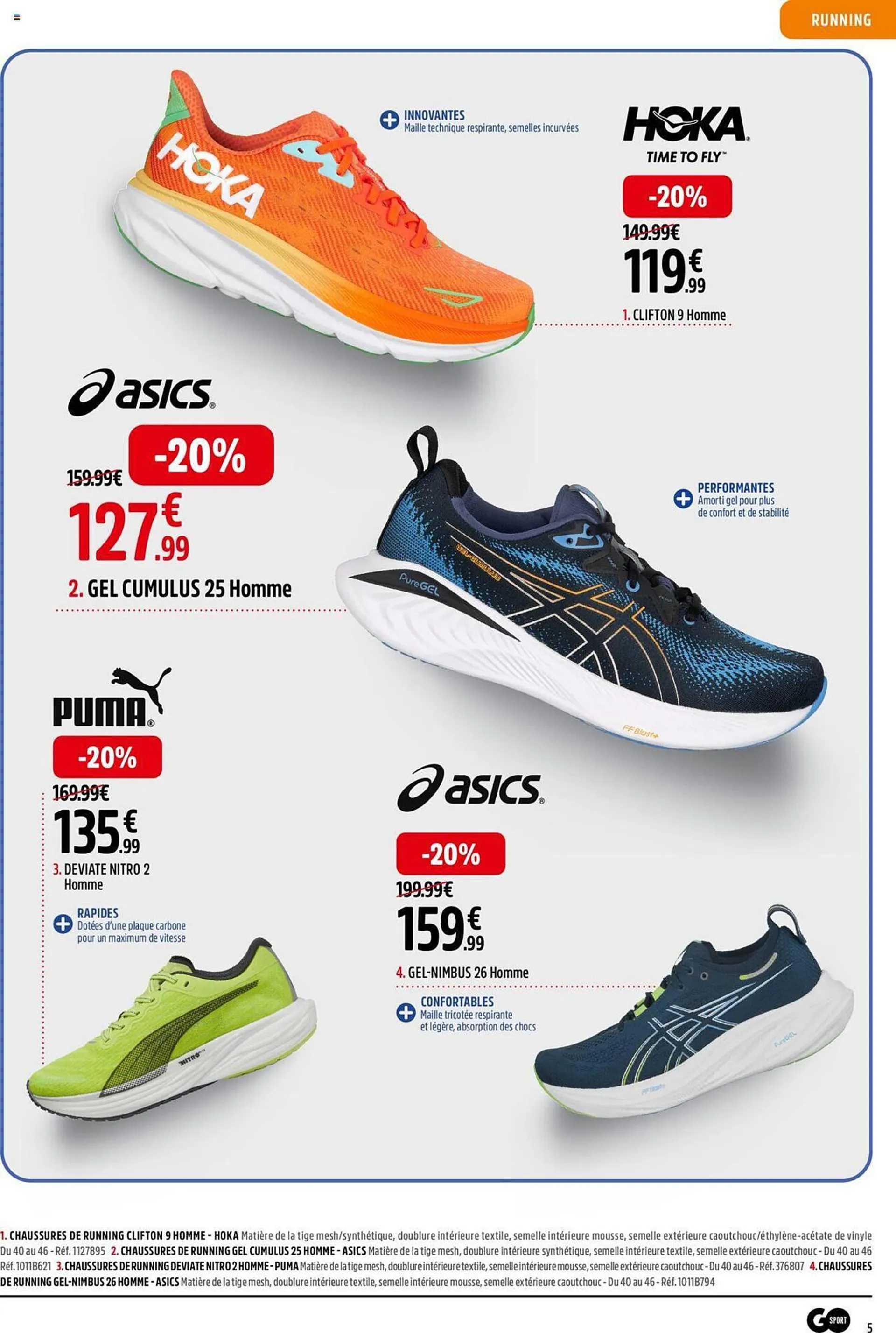 Catalogue Go Sport du 25 mars au 14 avril 2024 - Catalogue page 5