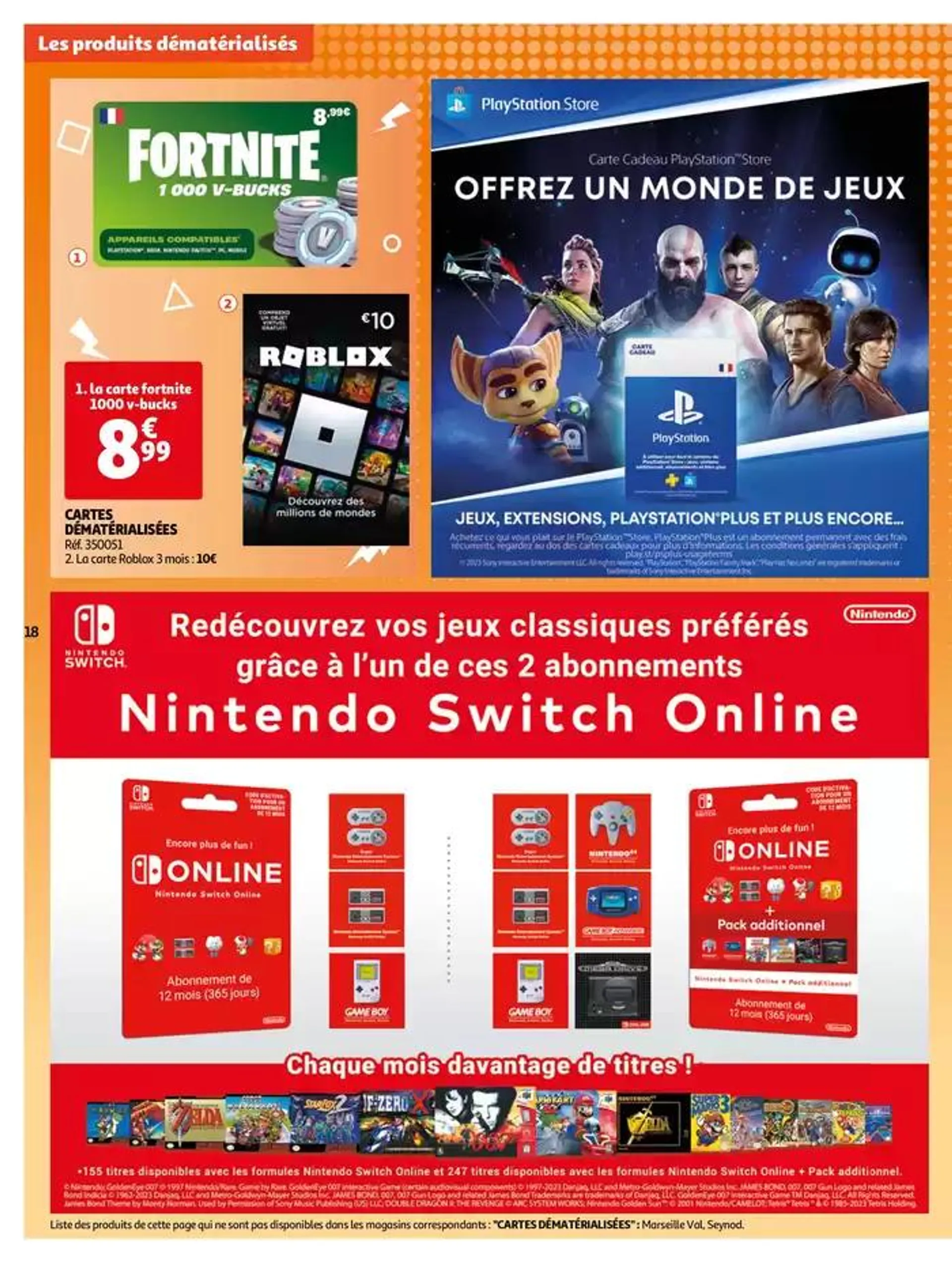 Games Week : passez au niveau supérieur du 15 octobre au 28 octobre 2024 - Catalogue page 18