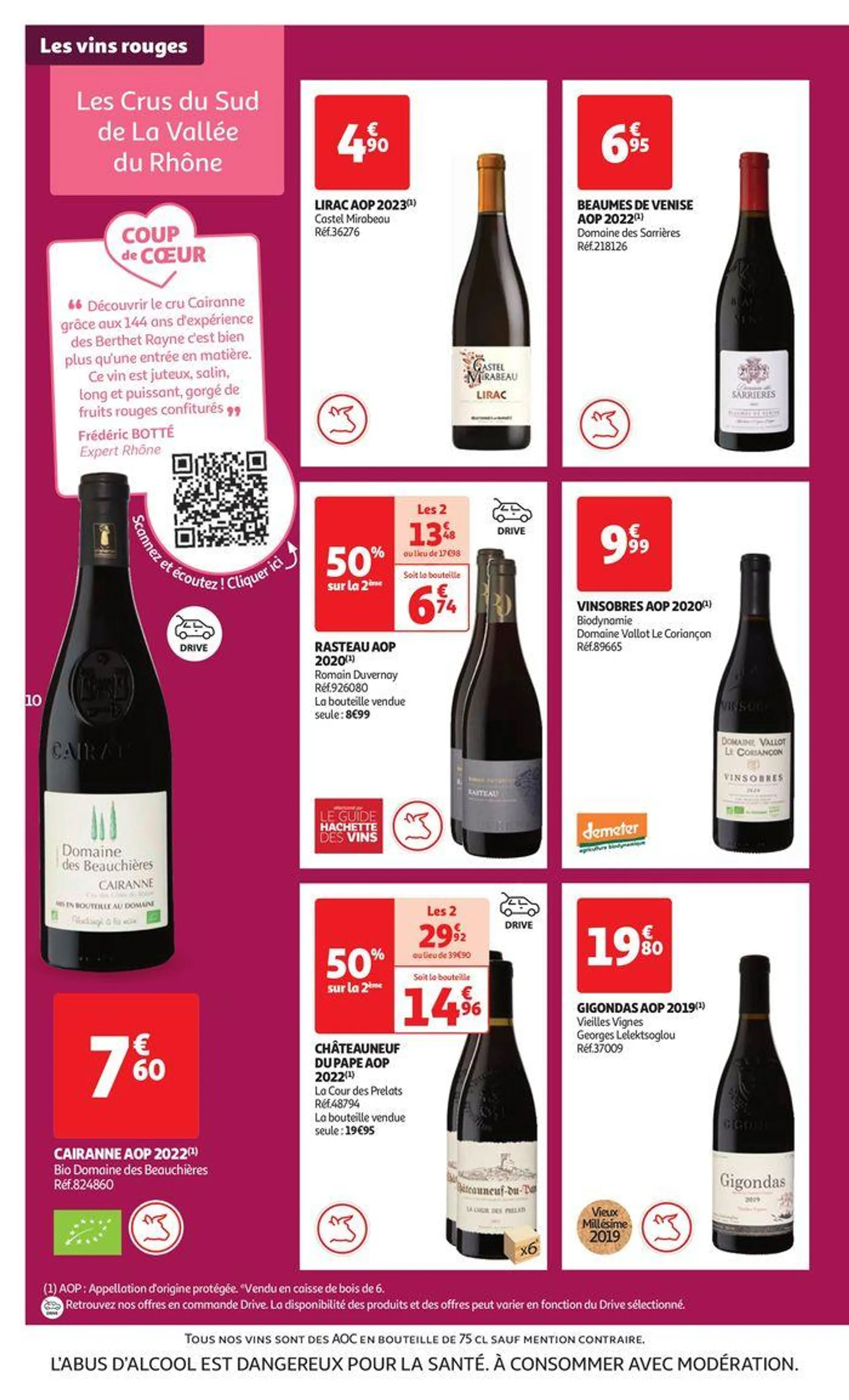 Foire au vins : Un grand choix de cuvées du 24 septembre au 7 octobre 2024 - Catalogue page 10