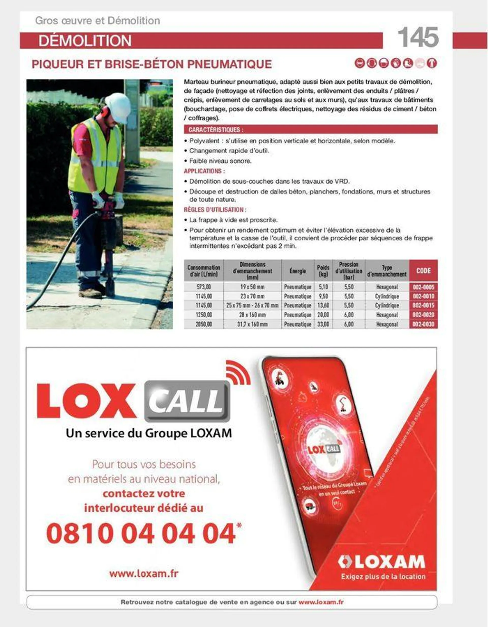 Loxam Catalogue de location du 9 avril au 31 décembre 2024 - Catalogue page 52