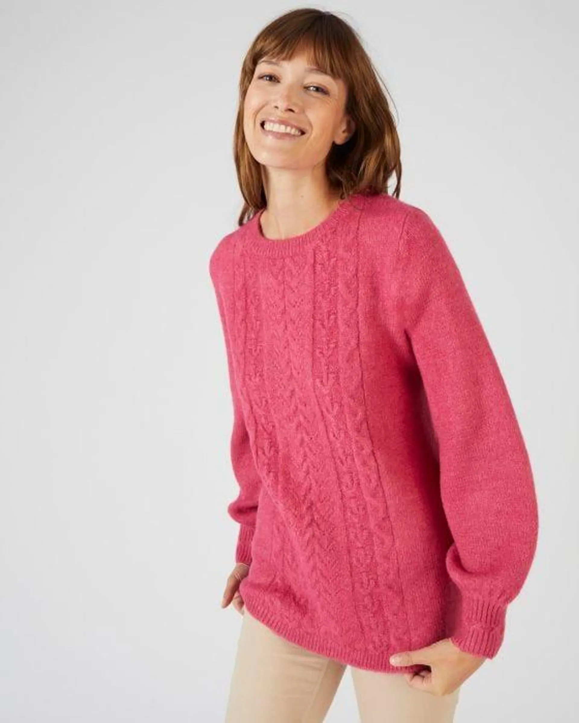 Pull jeu de maille fantaisie Thermolactyl