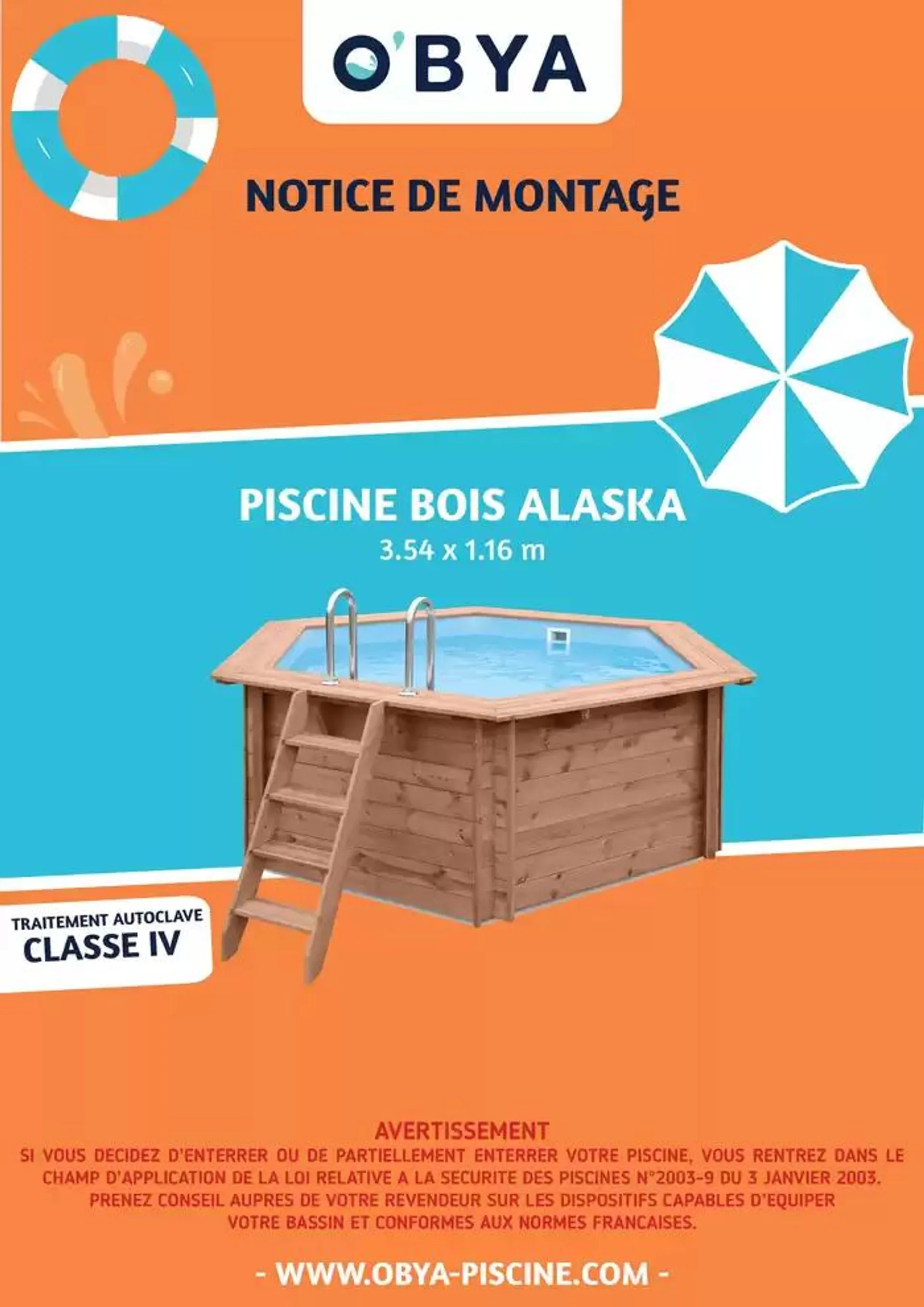 PISCINE BOIS ALASKA - 1