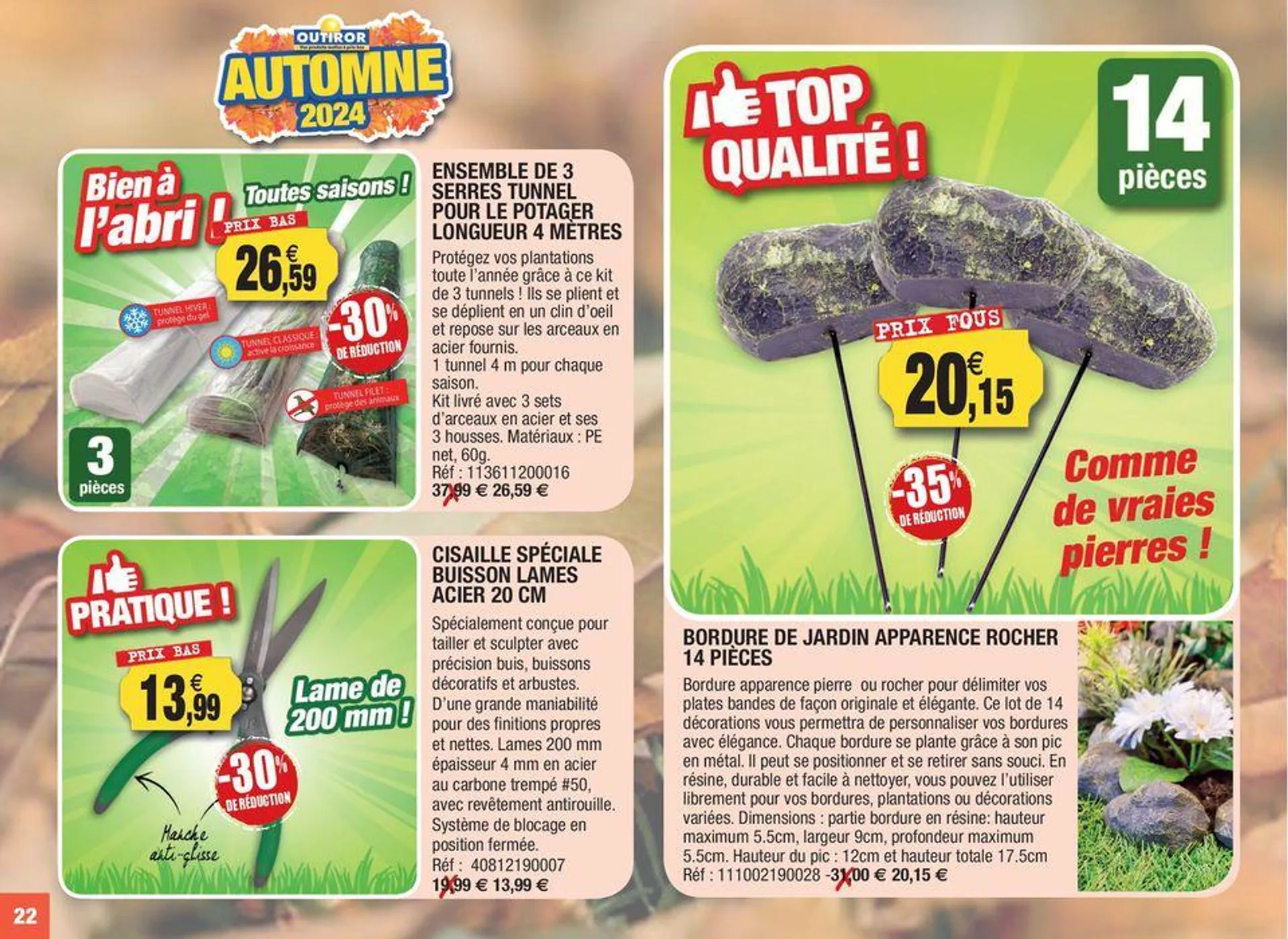 Votre nouveau catalogue est arrivé ! du 24 septembre au 30 novembre 2024 - Catalogue page 22