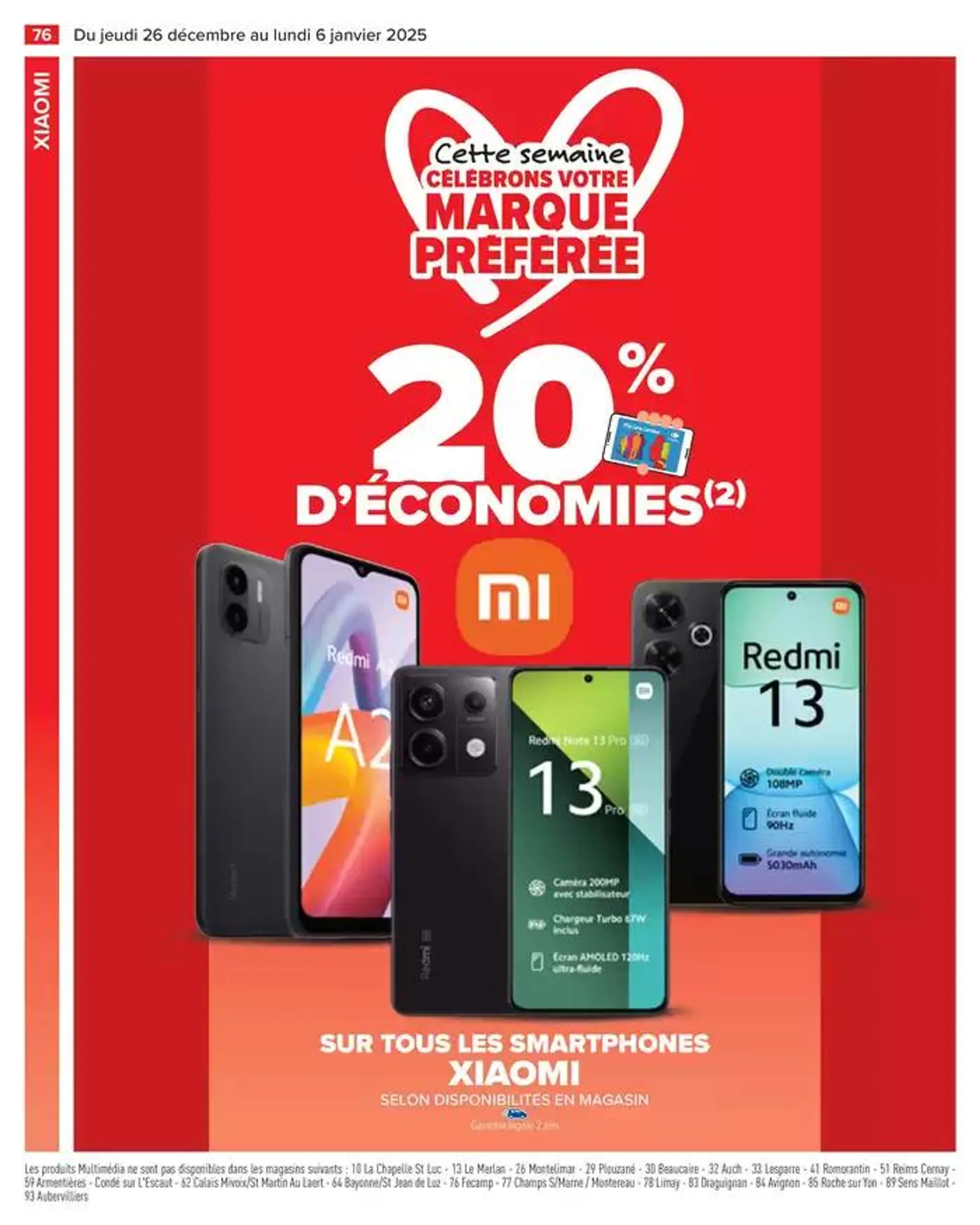 - 50% SUR LE 2ÈME PRODUIT du 26 décembre au 6 janvier 2025 - Catalogue page 82