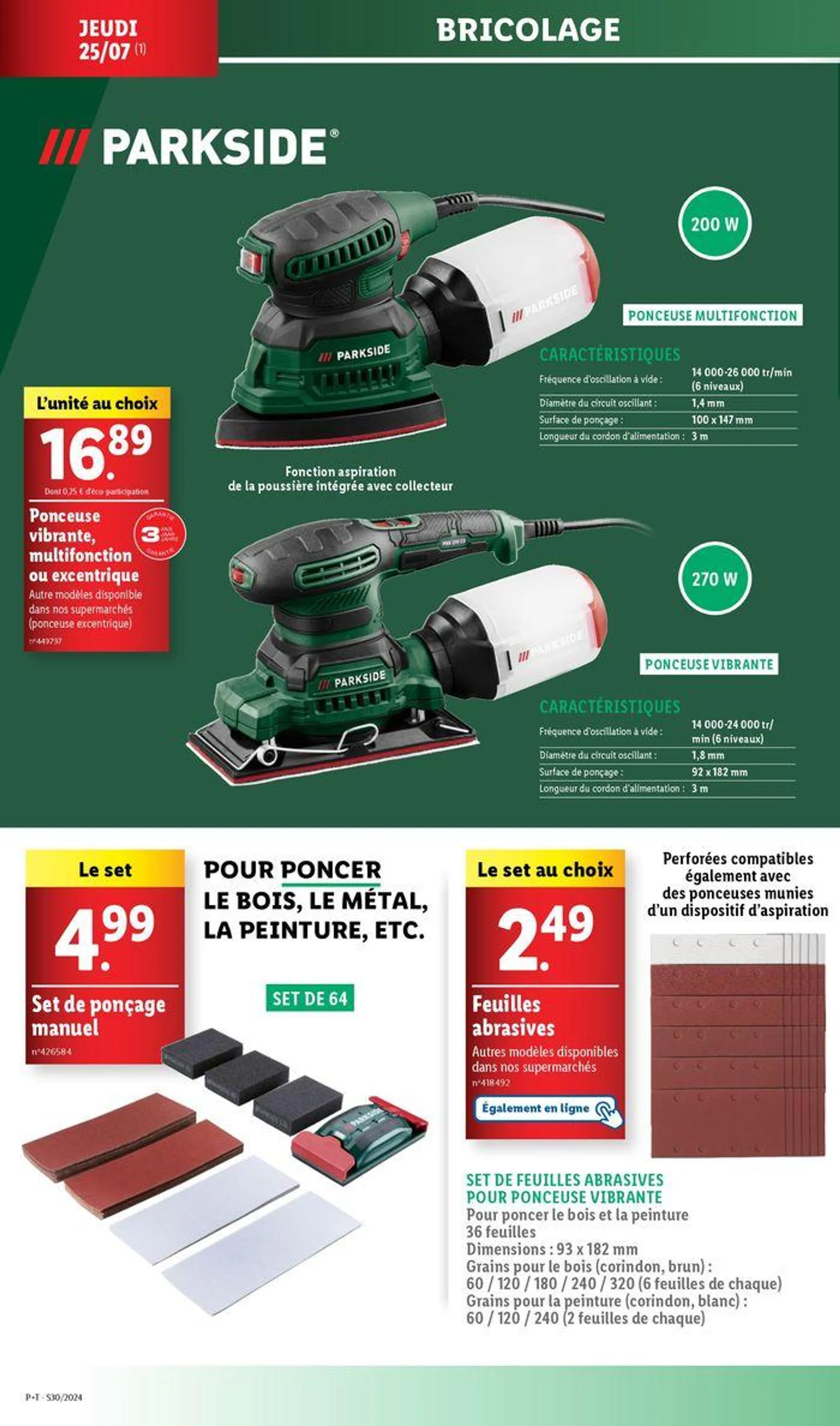 Ne passez pas à côté de nos offres bricolage et maison, toujours à prix Lidl ! du 25 juillet au 29 juillet 2024 - Catalogue page 6