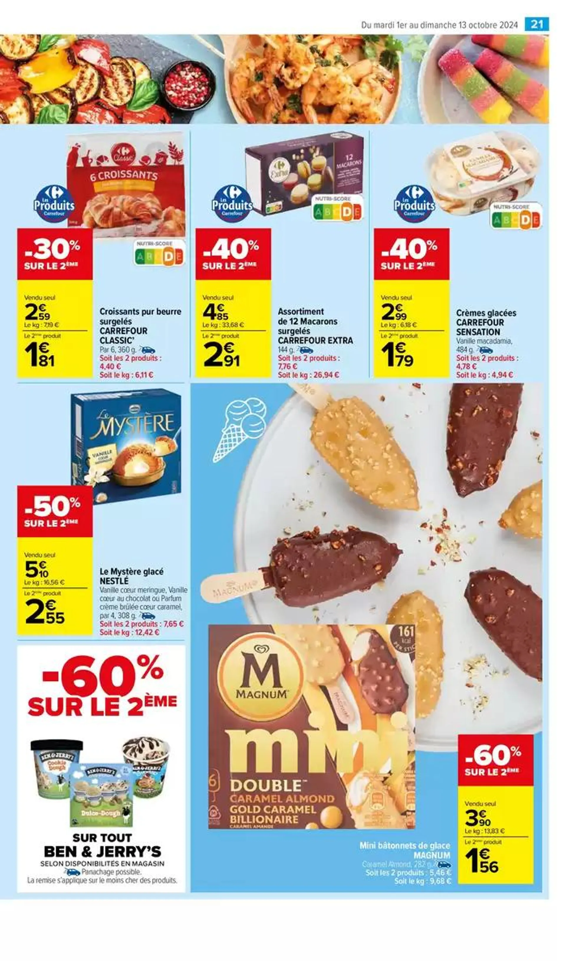 LES SURGELÉS ET GLACES du 1 octobre au 13 octobre 2024 - Catalogue page 23