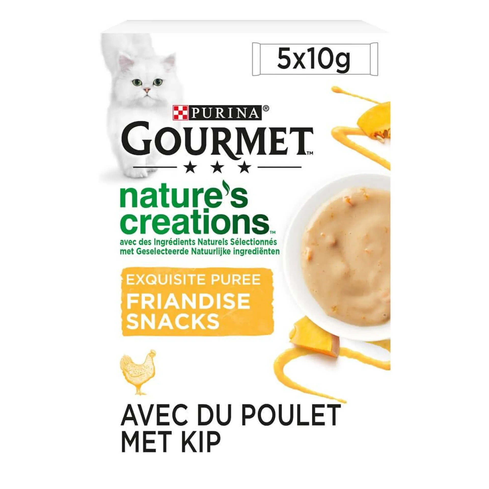 5x10g gour natures creations puree poulet