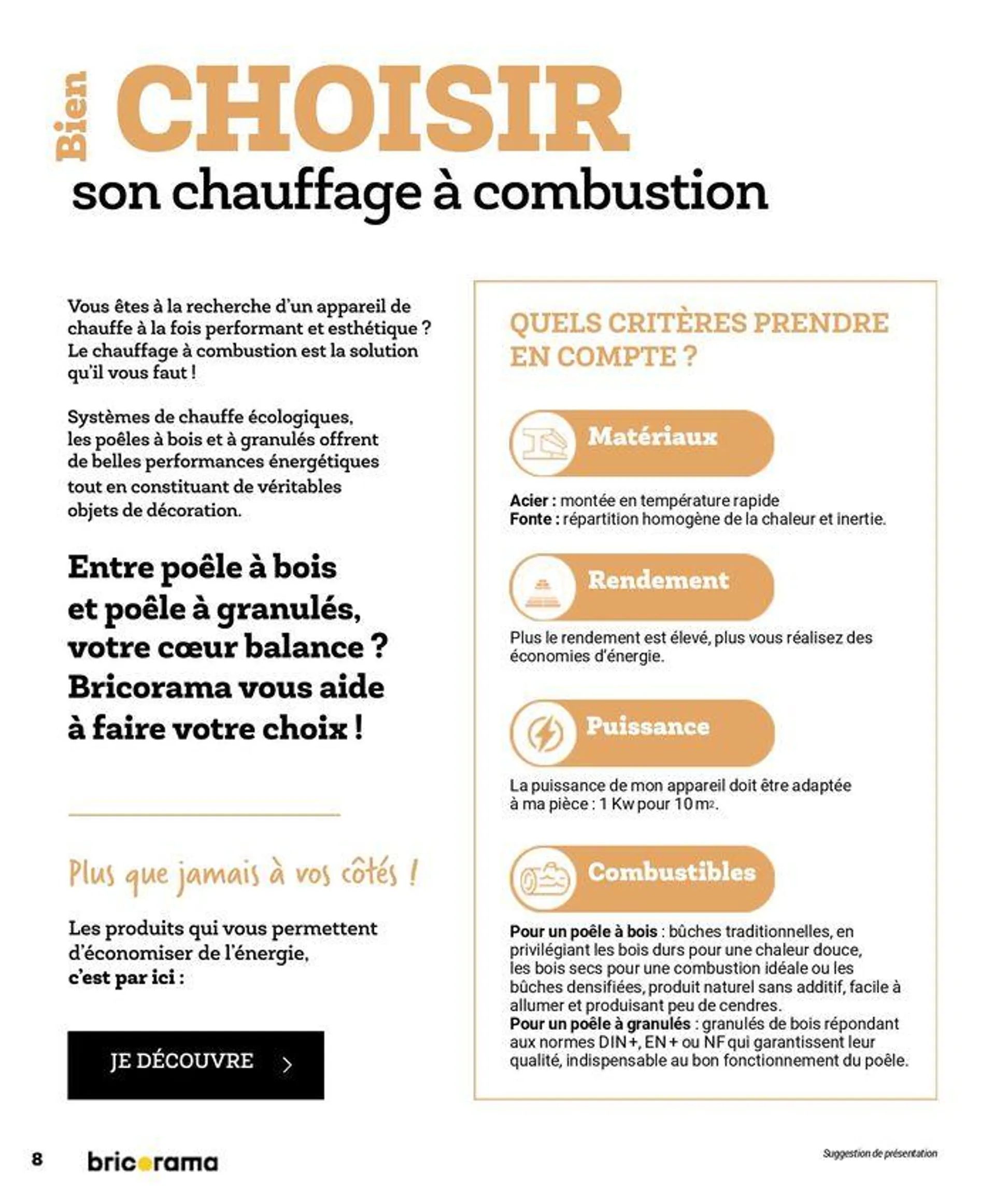 Collection Chauffage du 20 août au 31 octobre 2024 - Catalogue page 8