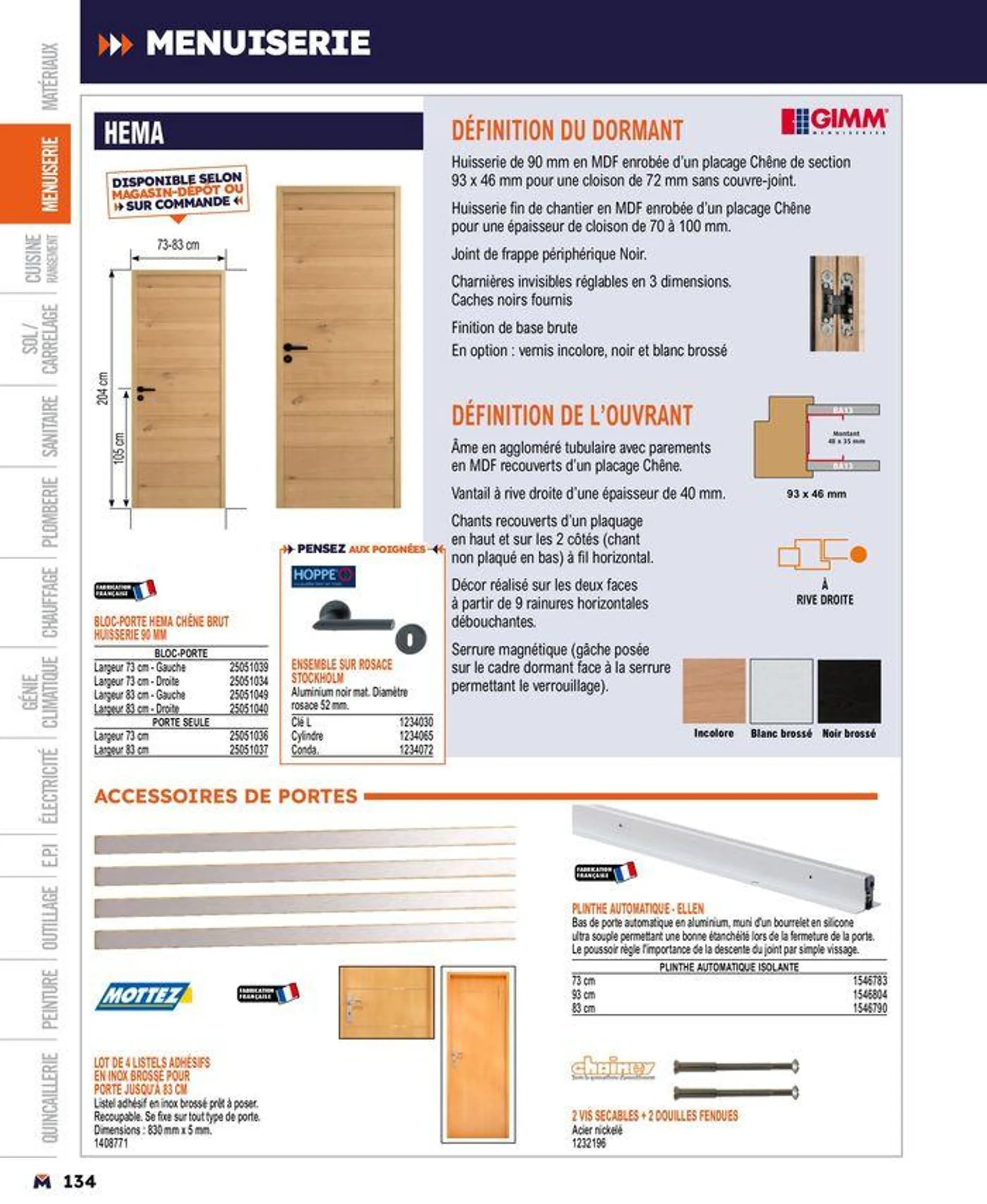 Guide produits 2024 du 15 mars au 31 décembre 2024 - Catalogue page 134