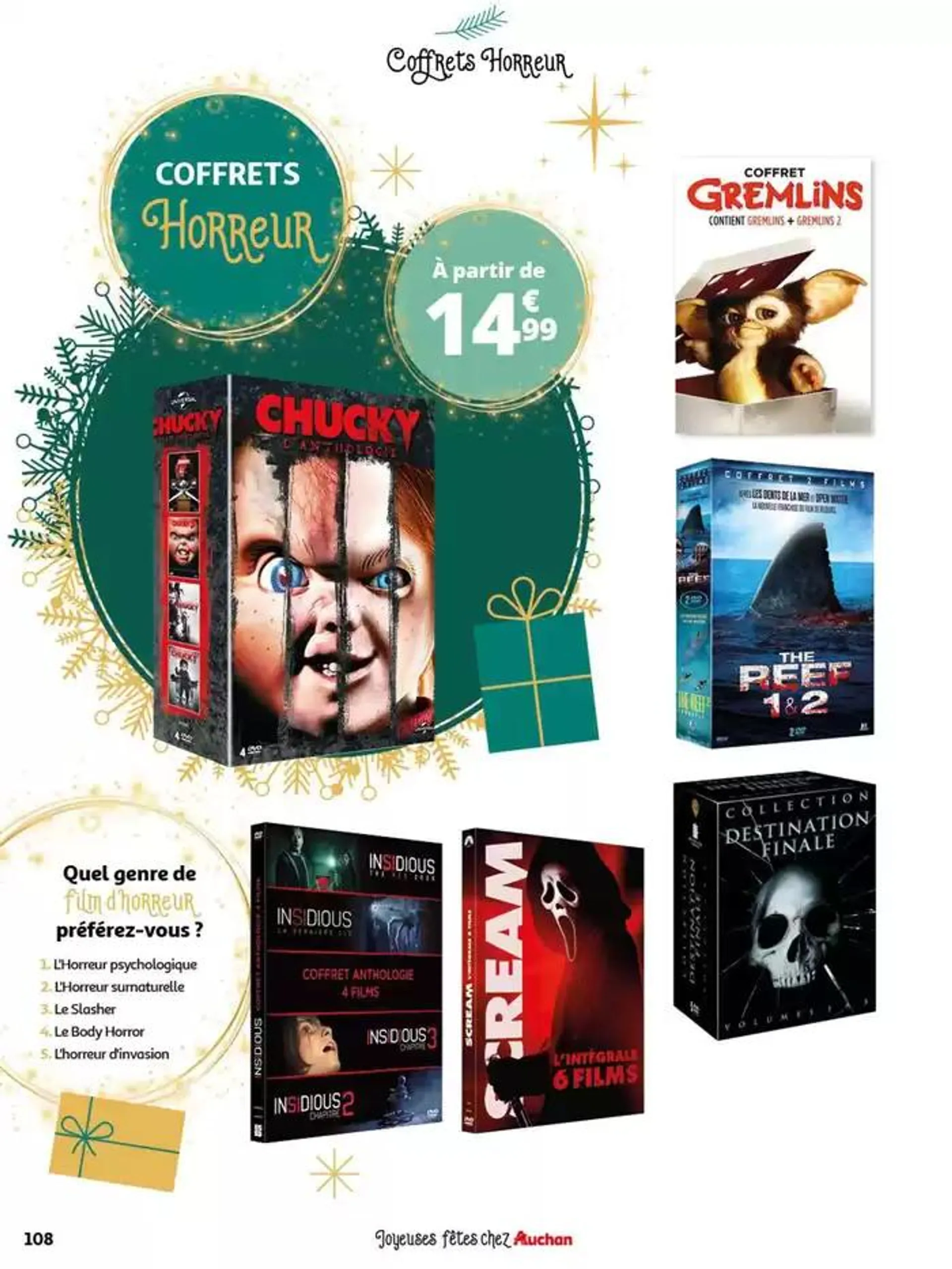 Culture : il y aura plein de surprises sous le sapin du 4 novembre au 24 décembre 2024 - Catalogue page 108