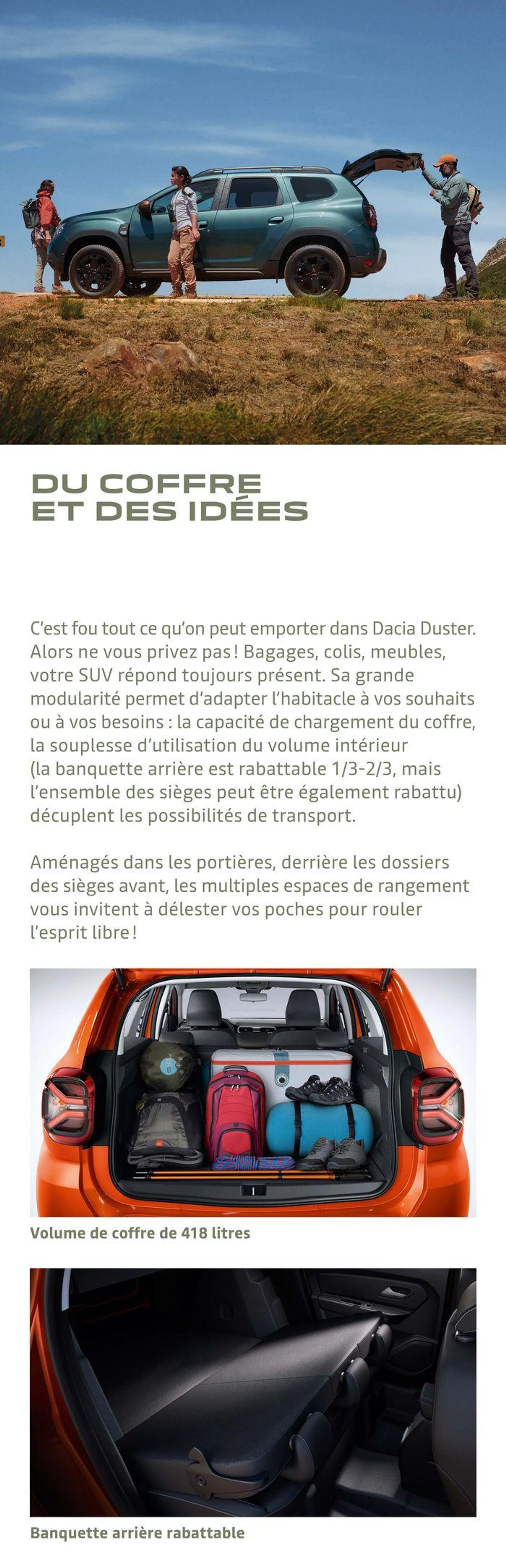 Dacia Duster du 4 juillet au 31 janvier 2025 - Catalogue page 9