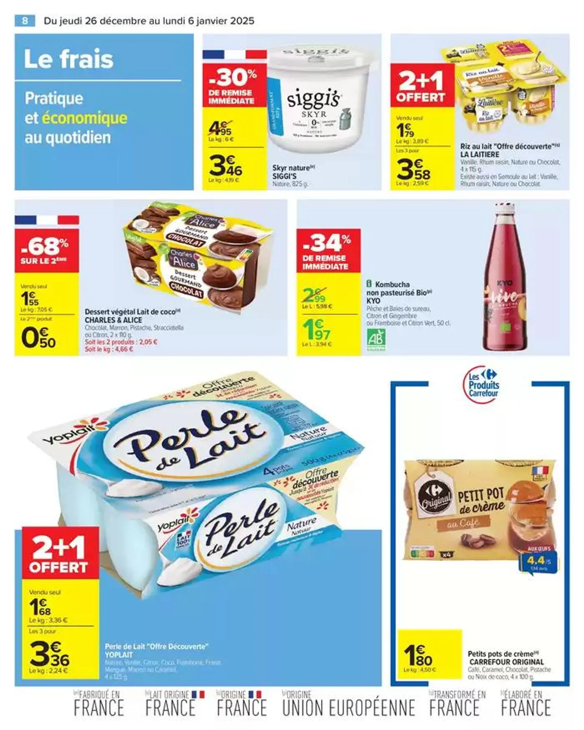 - 50% SUR LE 2ÈME PRODUIT du 26 décembre au 6 janvier 2025 - Catalogue page 14