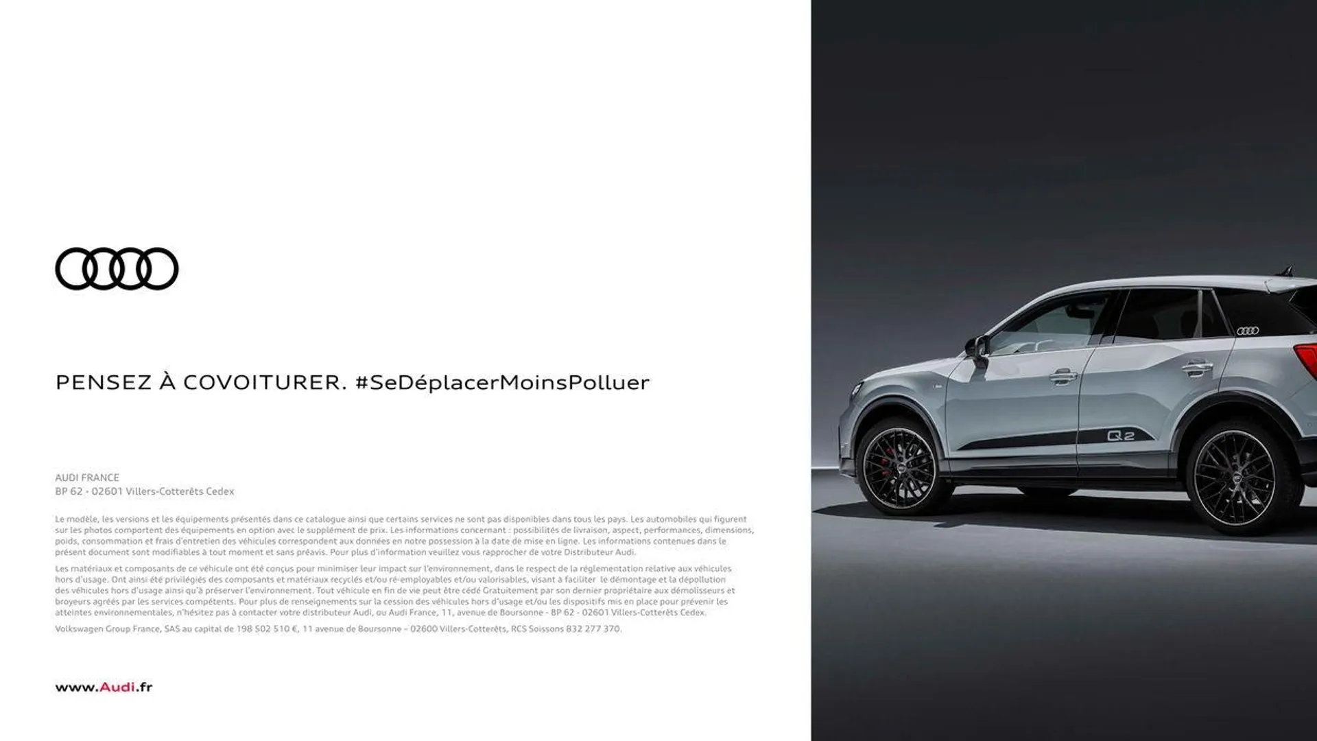 Audi Q2 du 20 août au 31 décembre 2024 - Catalogue page 71