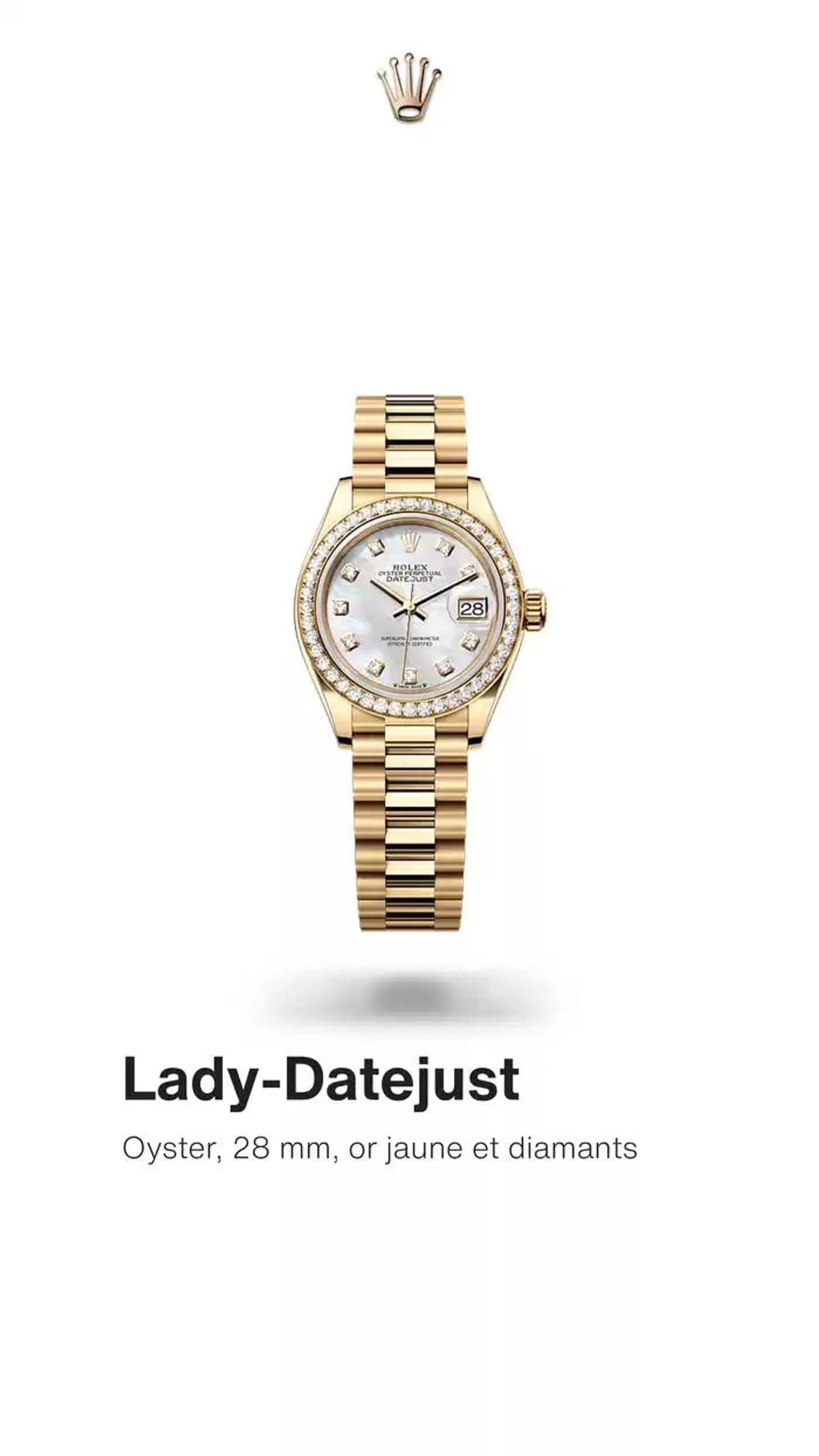 Rolex Lady Datejust du 3 octobre au 3 octobre 2025 - Catalogue page 1