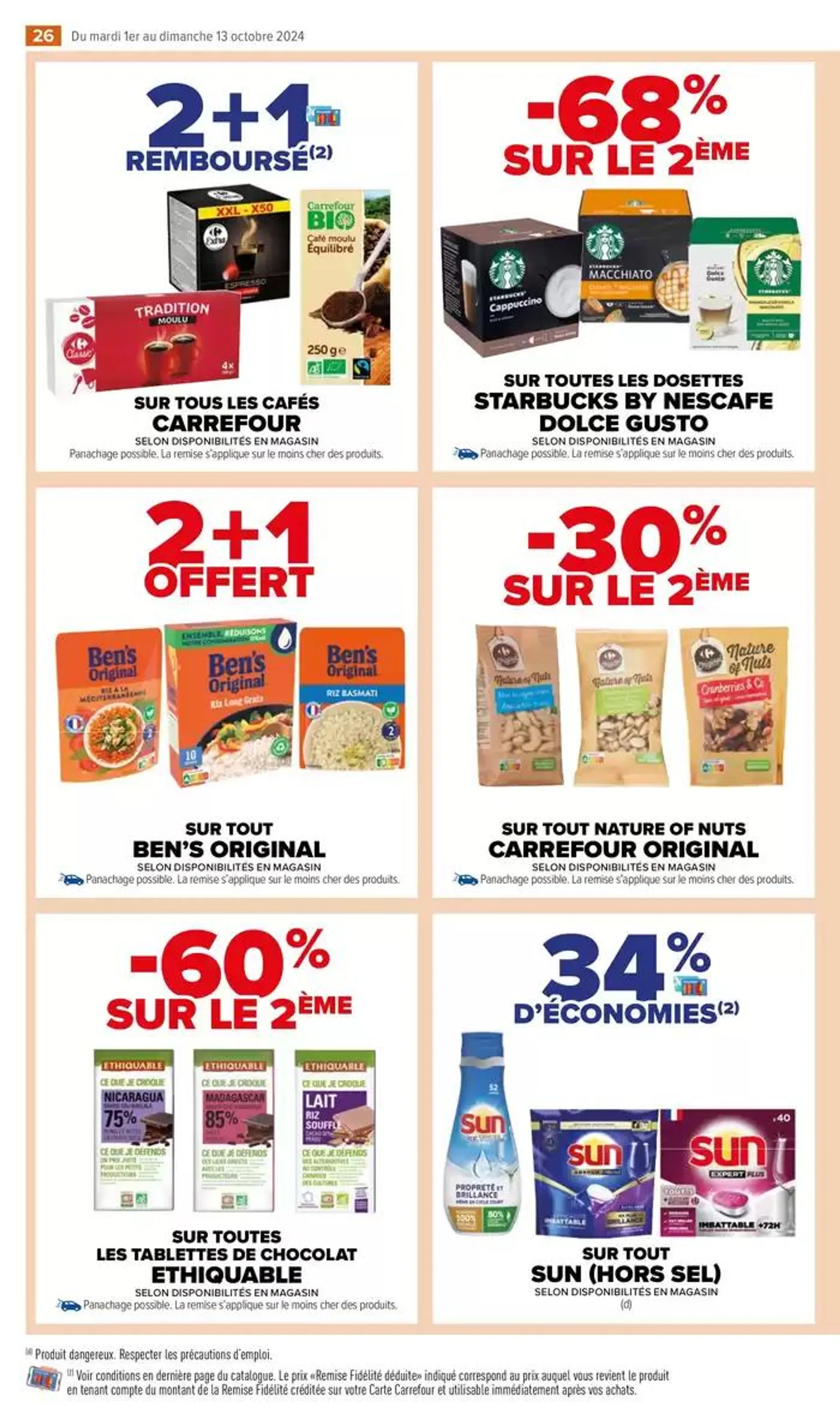 LES SURGELÉS ET GLACES du 1 octobre au 13 octobre 2024 - Catalogue page 28