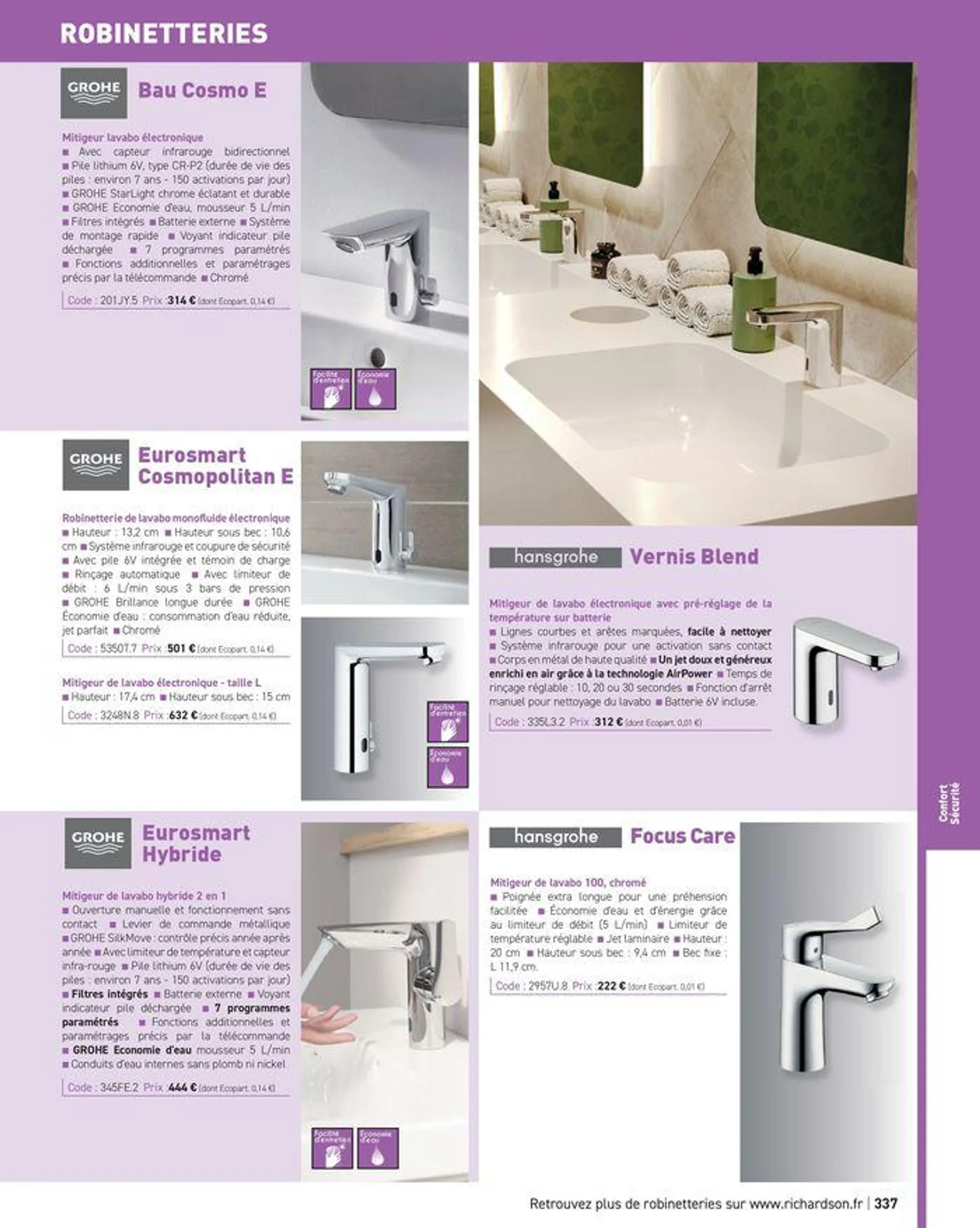 Salle de bains et carrelage 2024 du 23 mai au 31 décembre 2024 - Catalogue page 339