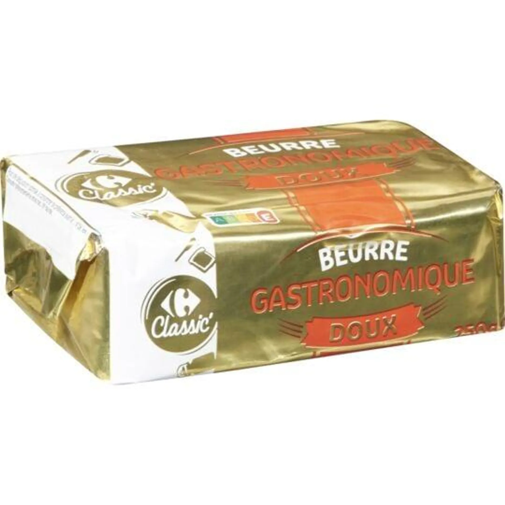 Beurre gastronomique doux CARREFOUR CLASSIC'