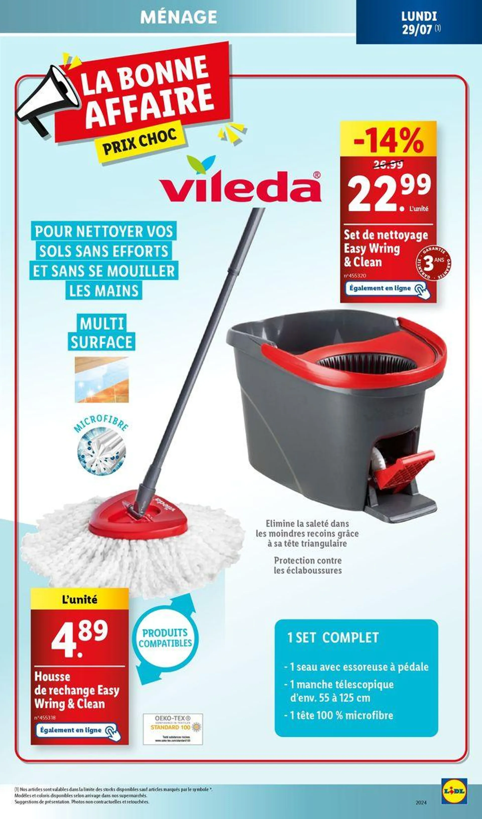 Profitez des journées opportunités pour dénicher vos produits du quotidien à prix Lidl du 24 juillet au 30 juillet 2024 - Catalogue page 63