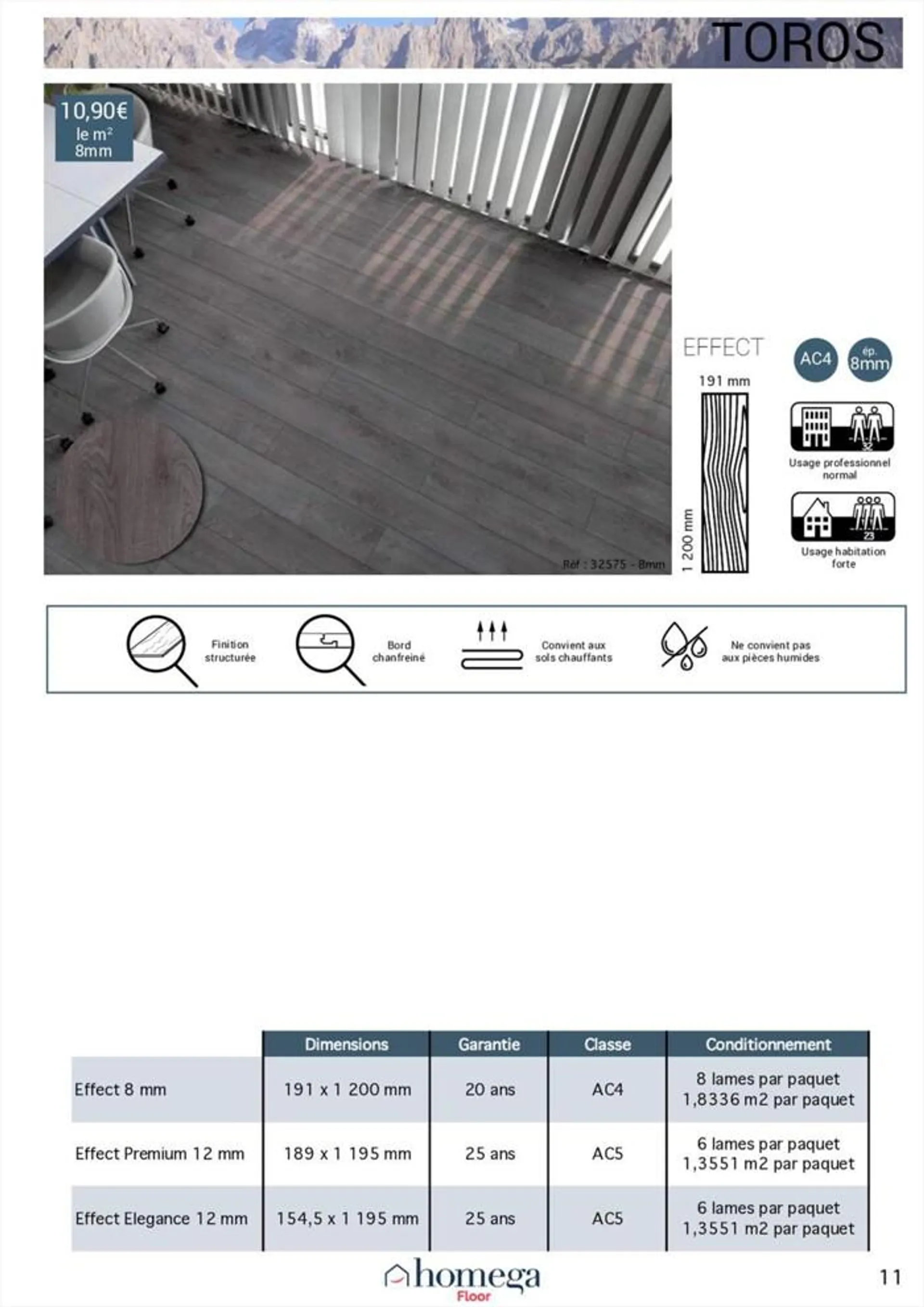 Revêtement De Sol Stratifié du 16 mai au 31 décembre 2024 - Catalogue page 11