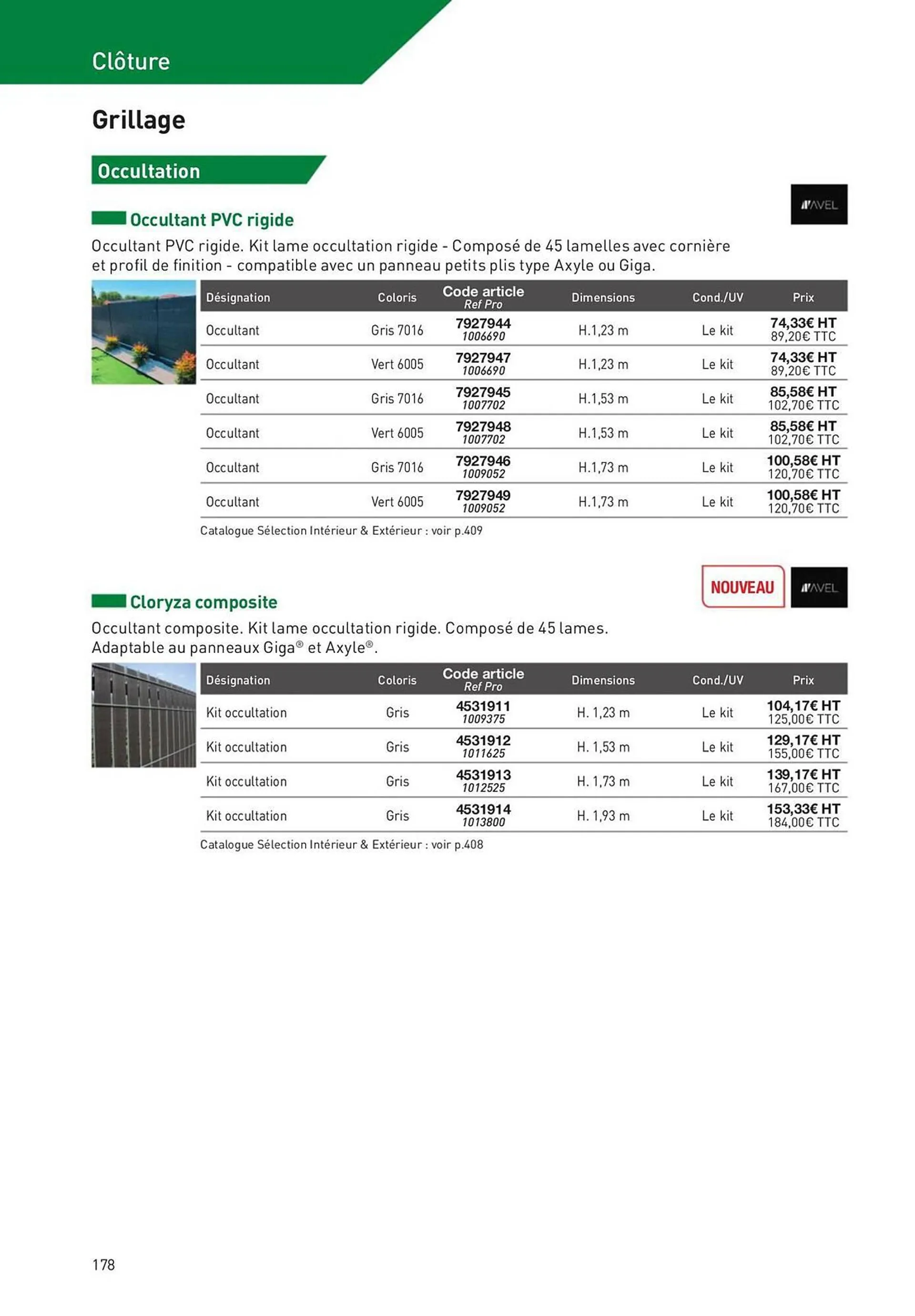 Catalogue Point P du 2 novembre au 31 décembre 2023 - Catalogue page 178