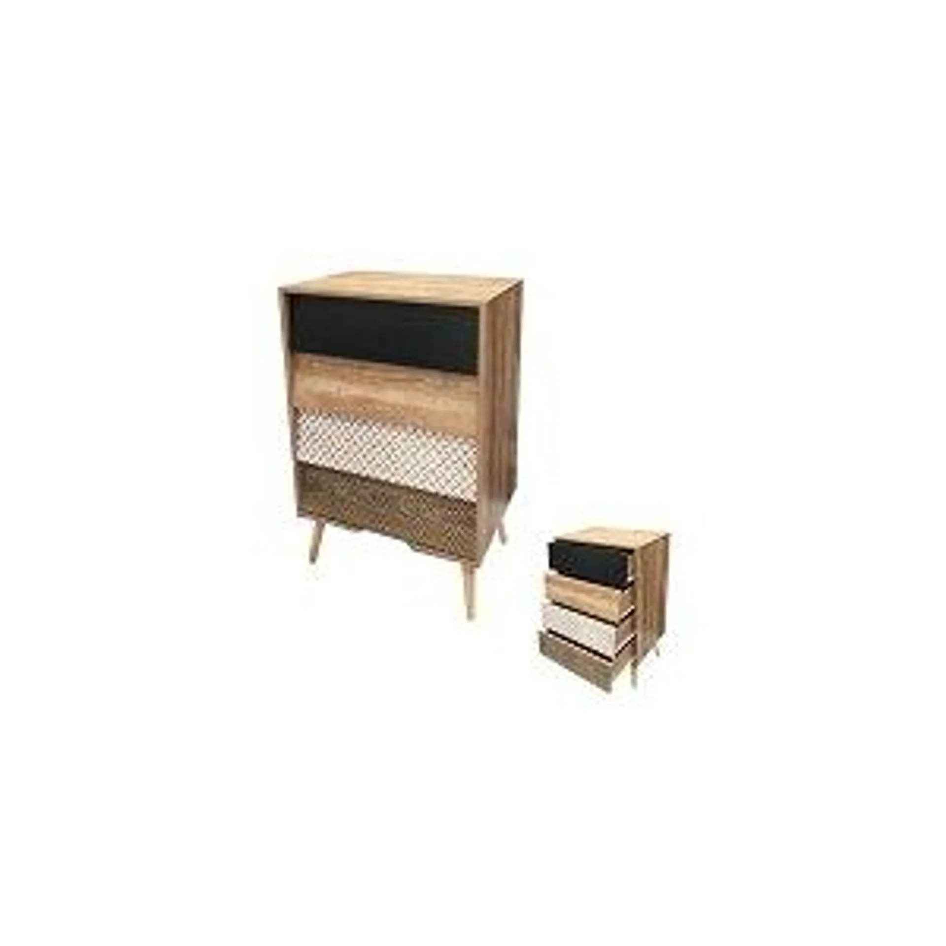 COMMODE 4 TIROIRS ETHNICAL 91X60X39CM