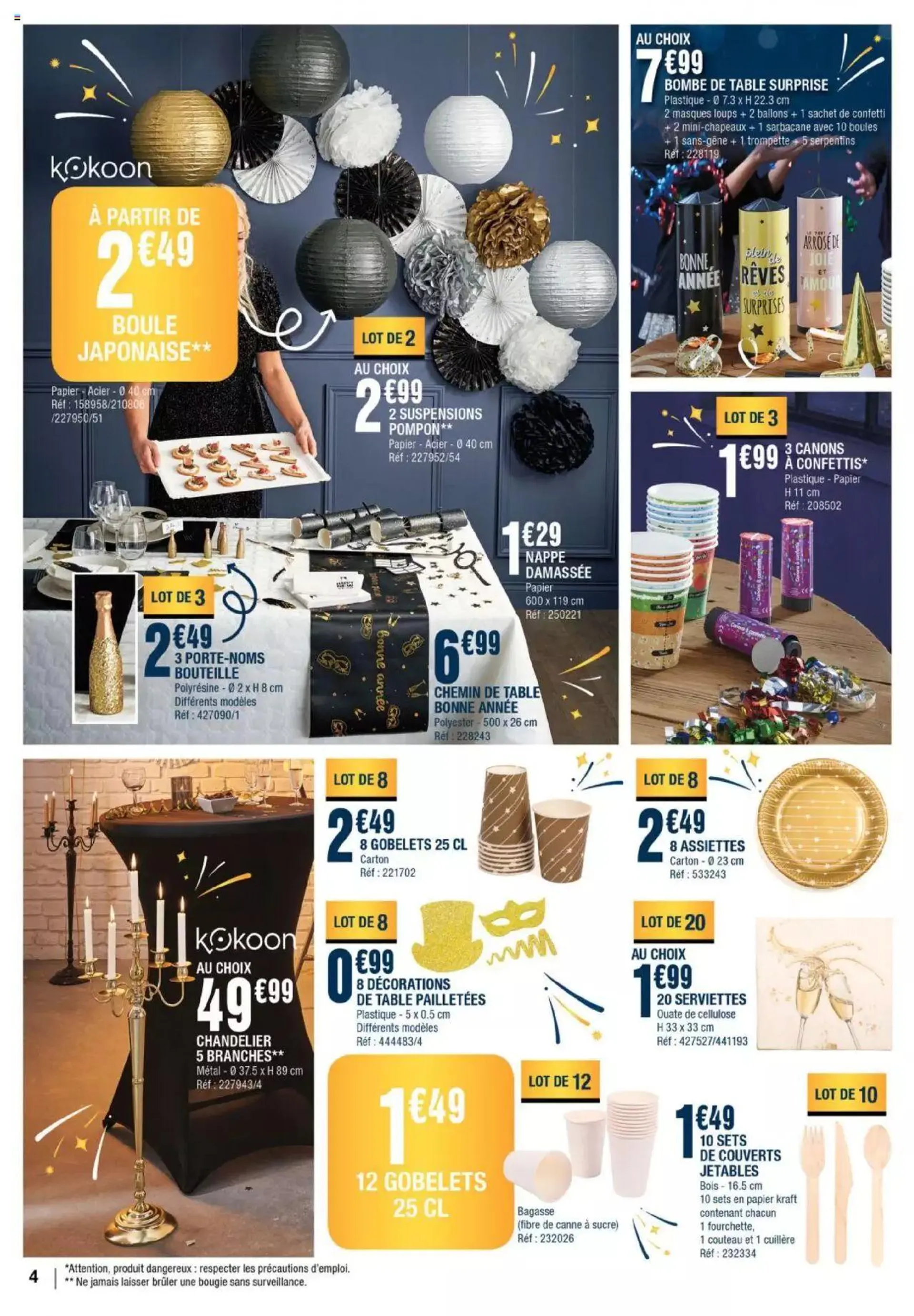 La Foir'Fouille - Tout pour finir l'année en beauté ! du 12 décembre au 31 décembre 2023 - Catalogue page 4