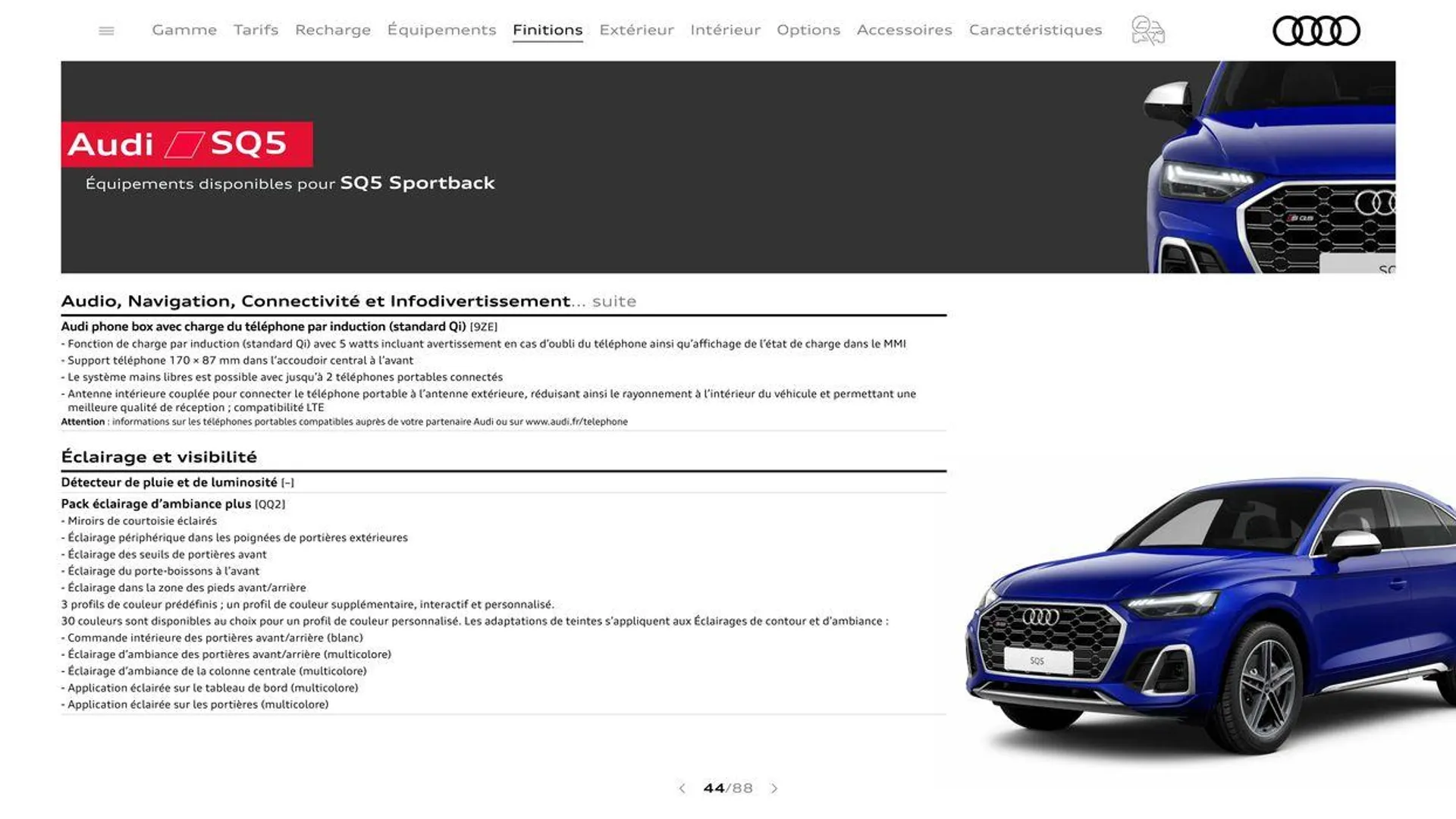 Audi Q5 du 20 août au 31 décembre 2024 - Catalogue page 44