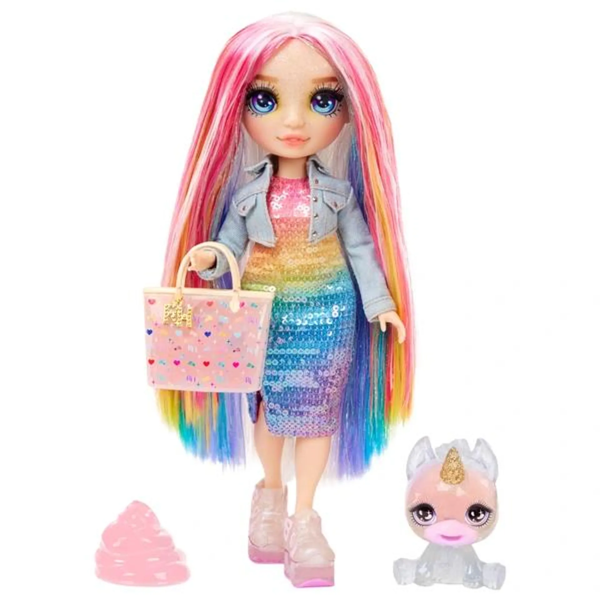 Rainbow High - Poupée Amaya Raine avec Licorne et Slime