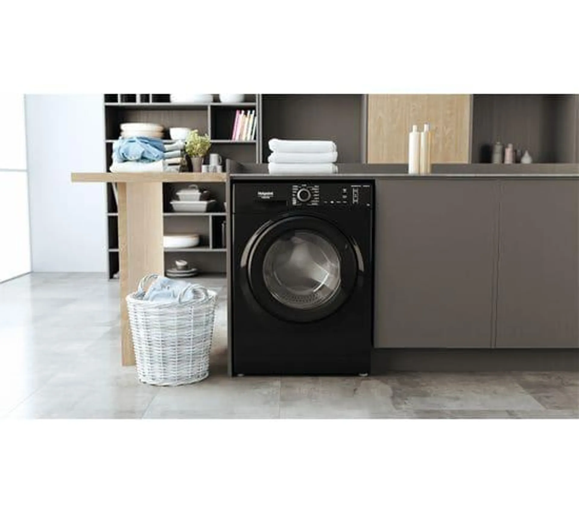 HOTPOINT Lave linge hublot PNM11925FR 9kg Noir