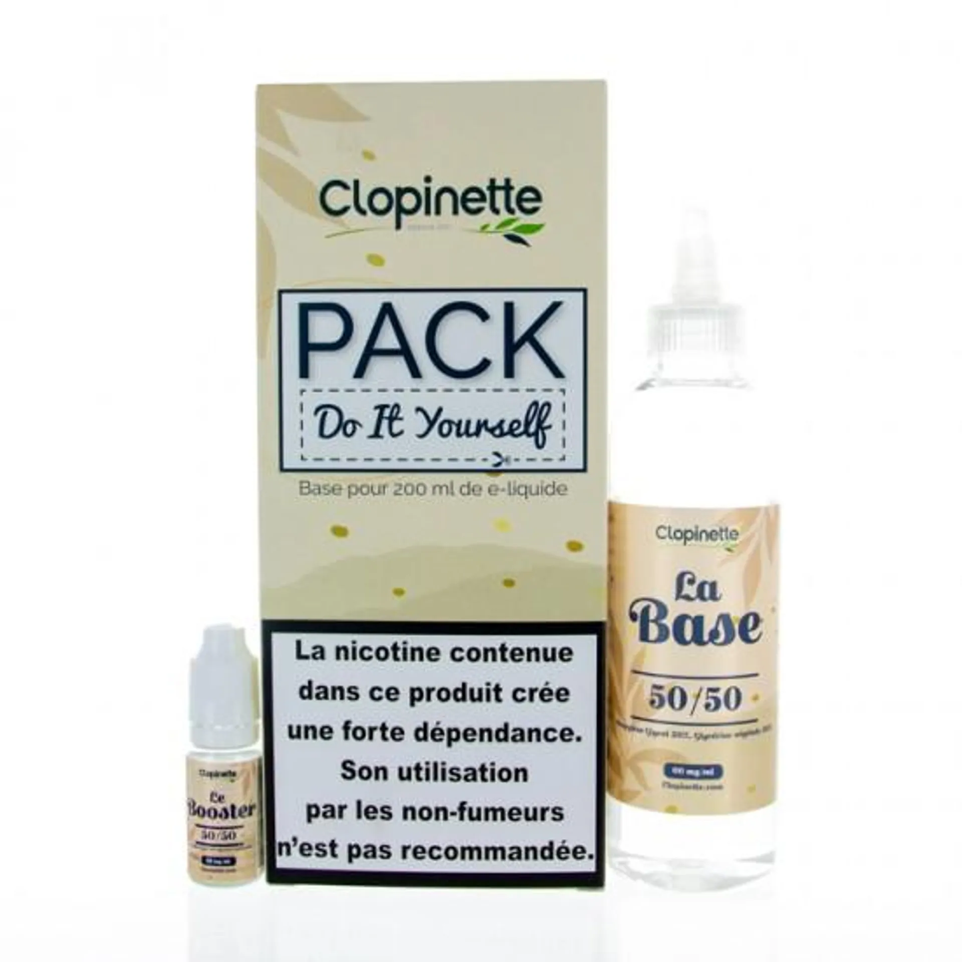 PACK DIY 200ML 50PG 50VG CLOPINETTE