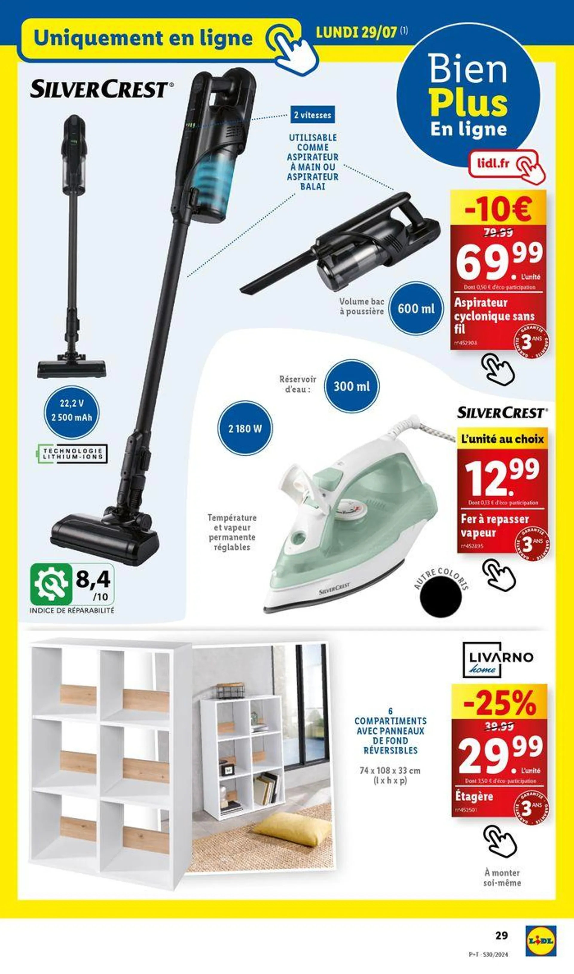 Ne passez pas à côté de nos offres bricolage et maison, toujours à prix Lidl ! du 25 juillet au 29 juillet 2024 - Catalogue page 35