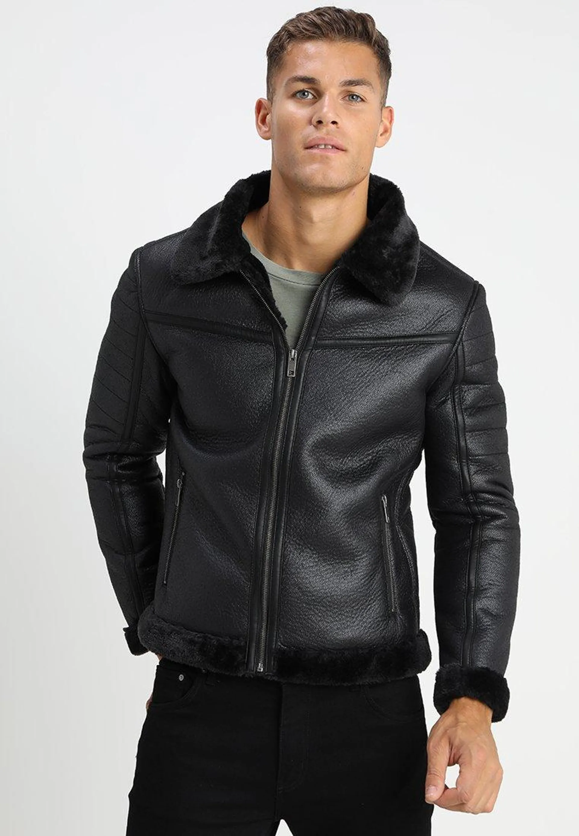 BLACKOUT - Veste en similicuir - black