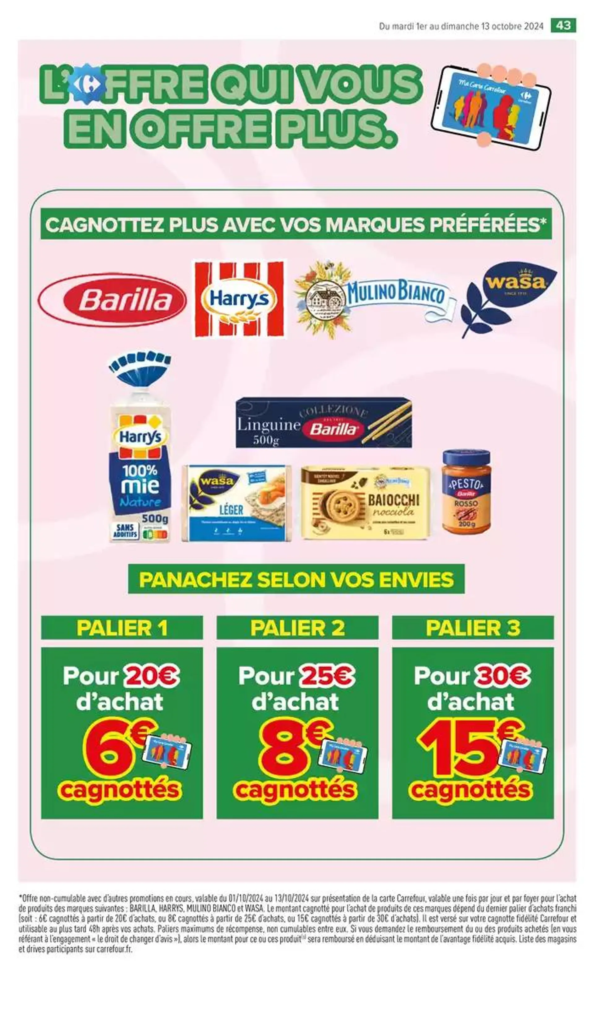 LES SURGELÉS ET GLACES du 1 octobre au 13 octobre 2024 - Catalogue page 45