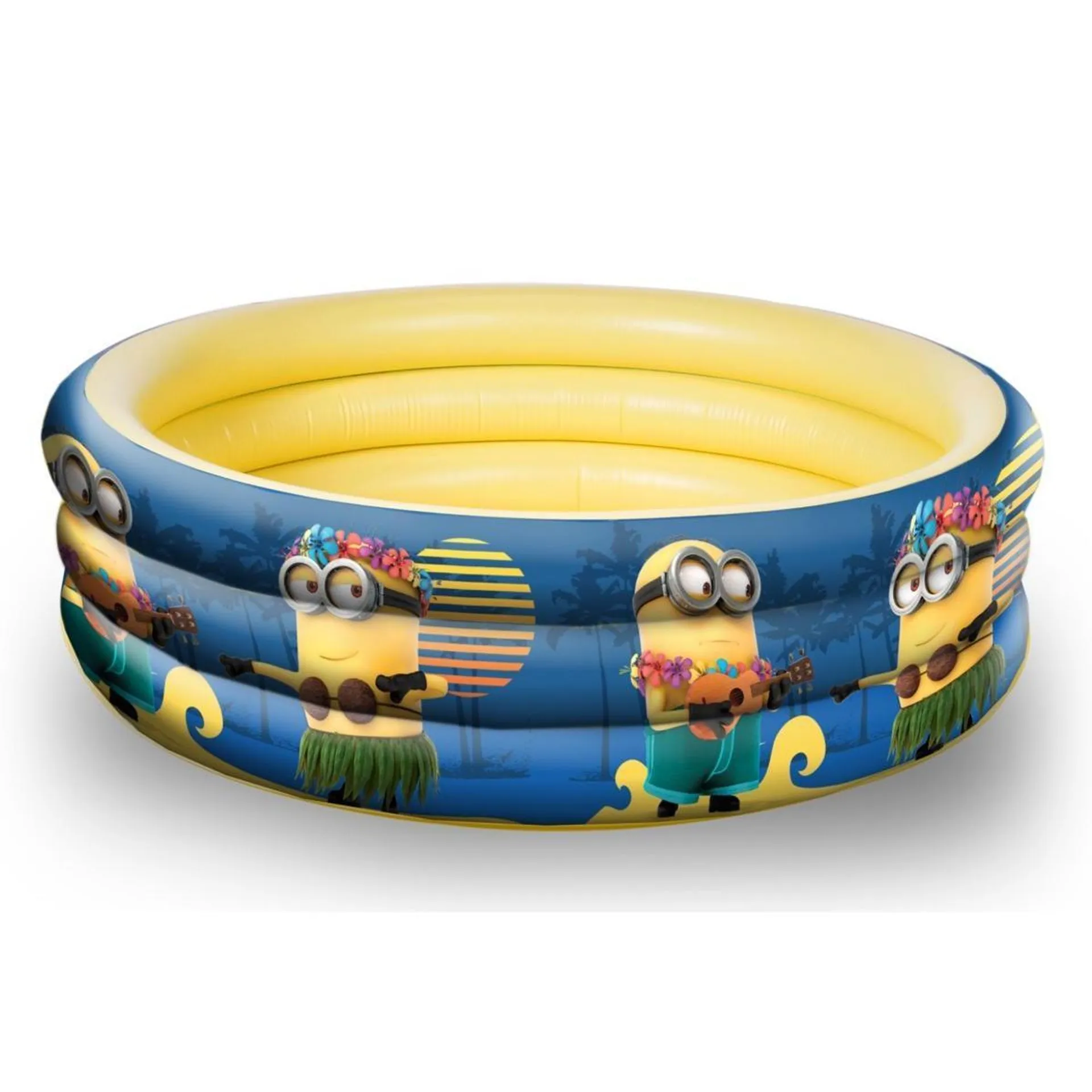 Piscine gonflable Minions - PVC - Ø 102 x H 25 cm - Multicolore