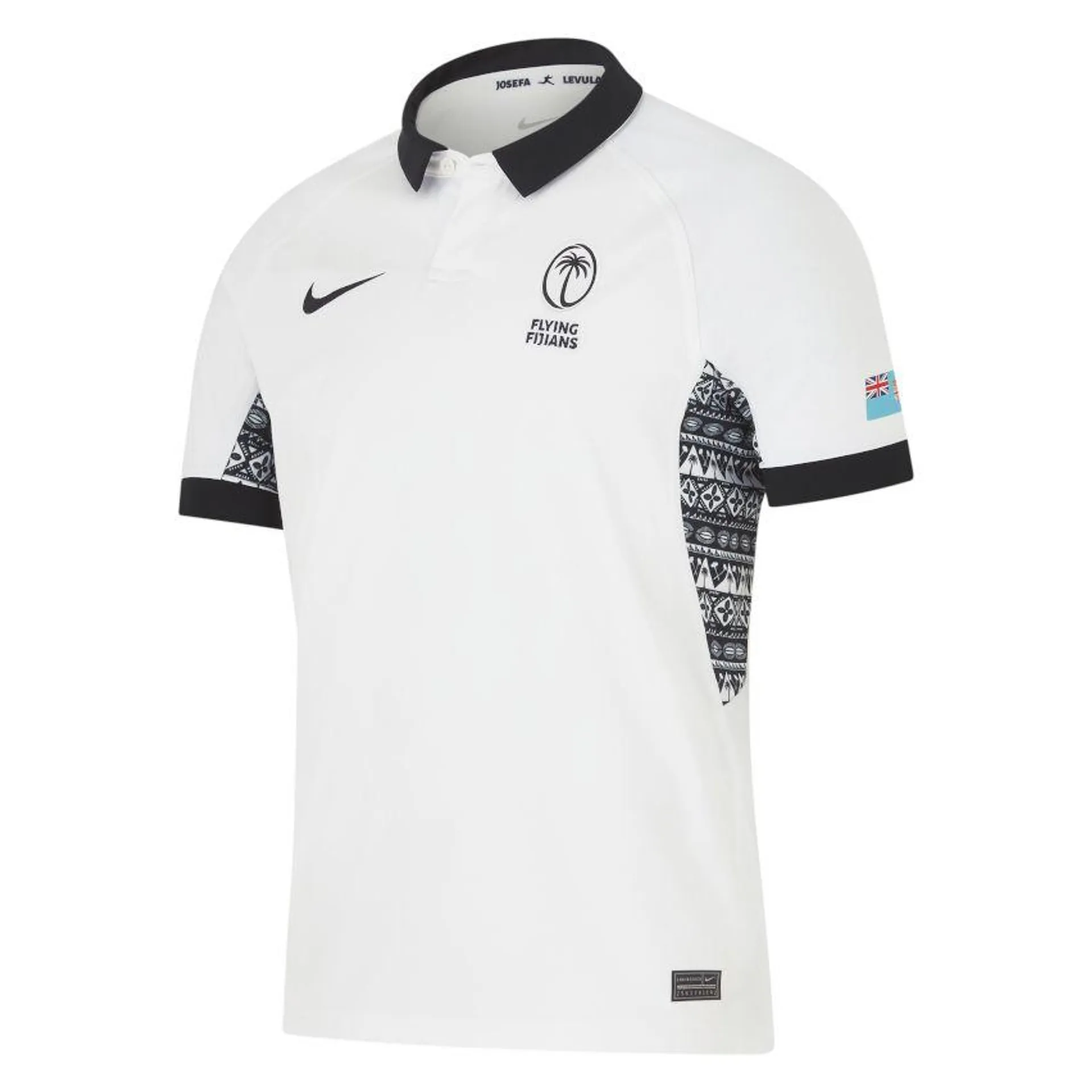 Maillot Rugby Fidji Domicile Blanc 2024/2025 - Nike