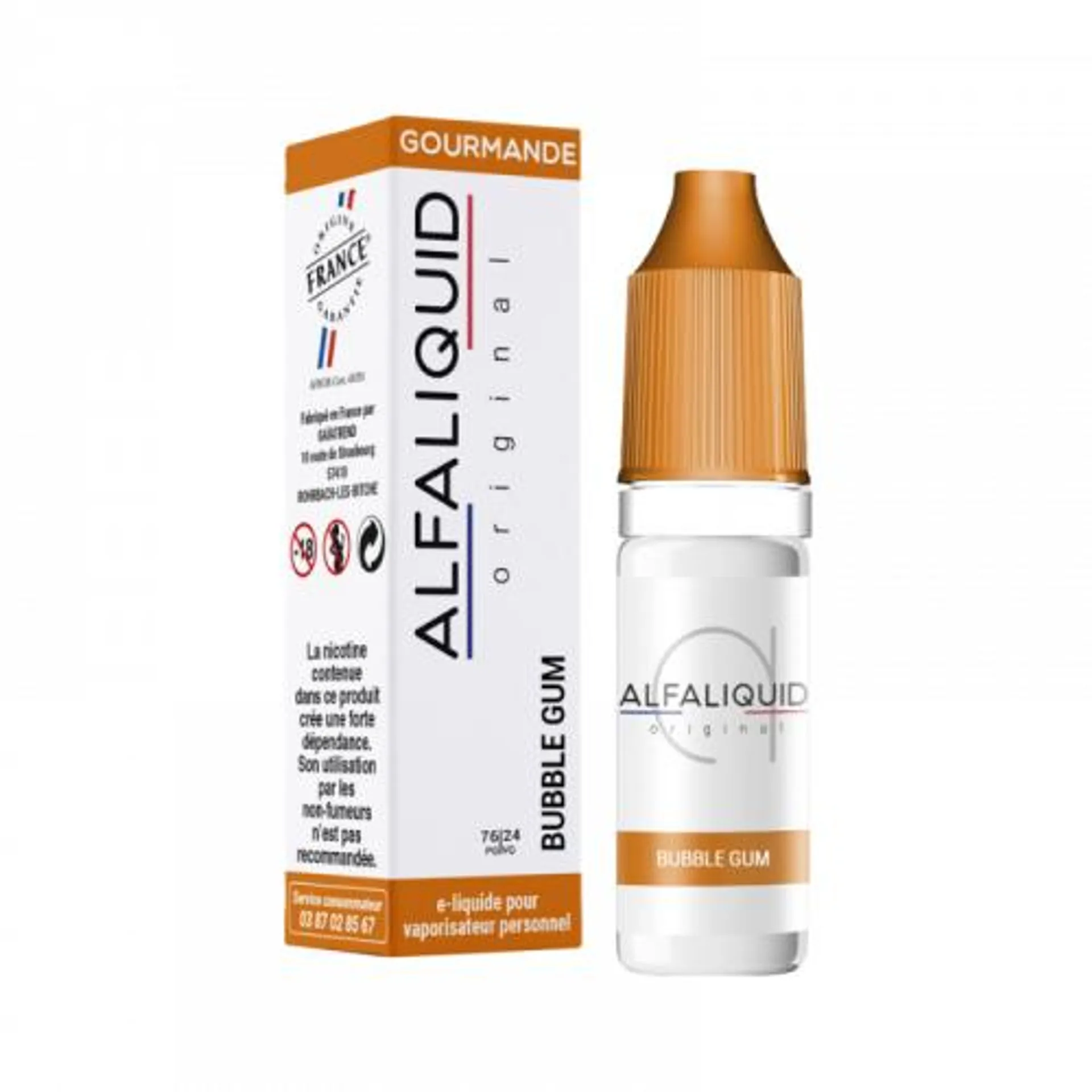 E Liquide BUBBLE GUM 10 ml - Alfaliquid