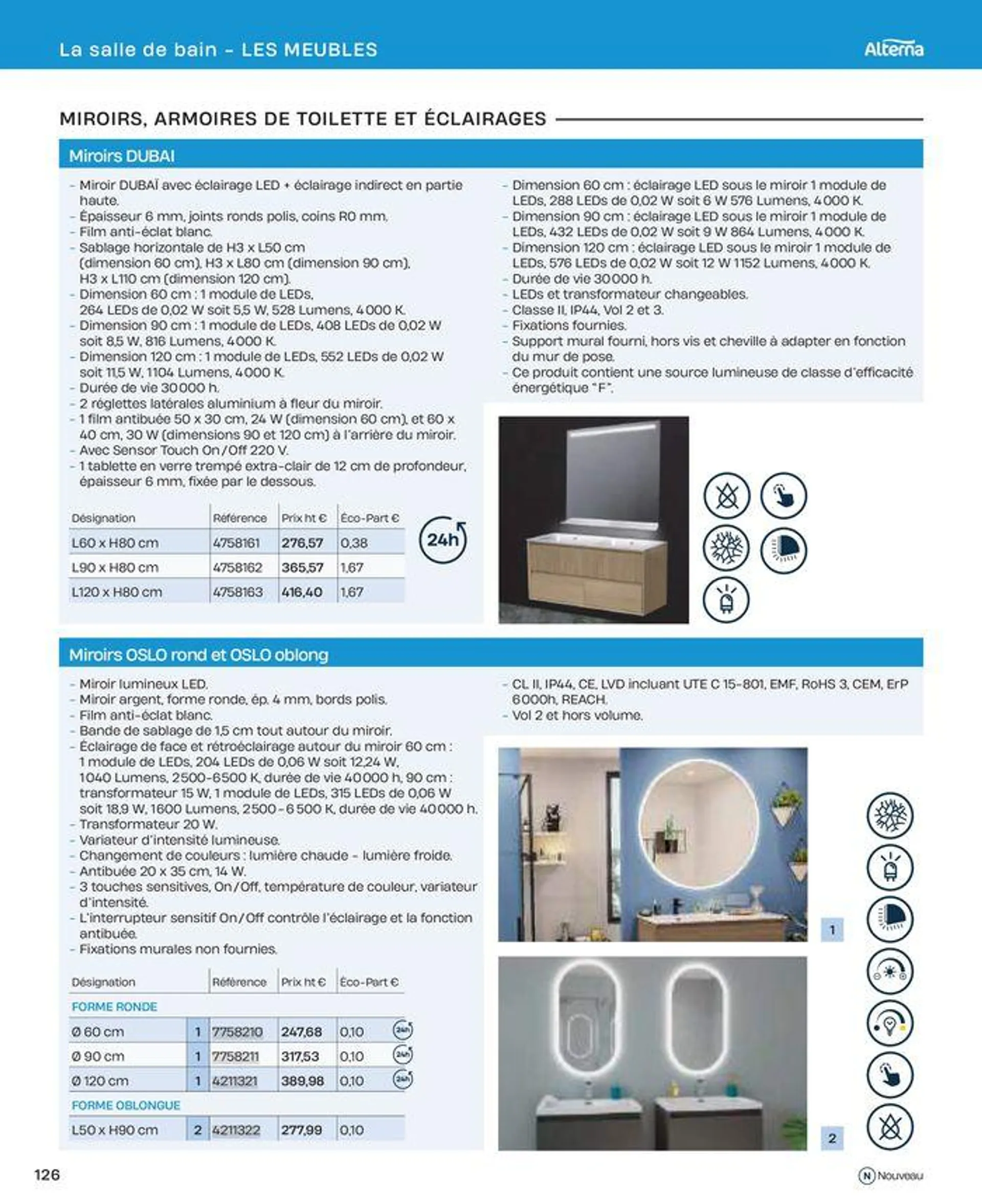 La salle de bain en toute sérénité du 2 juillet au 31 décembre 2024 - Catalogue page 126