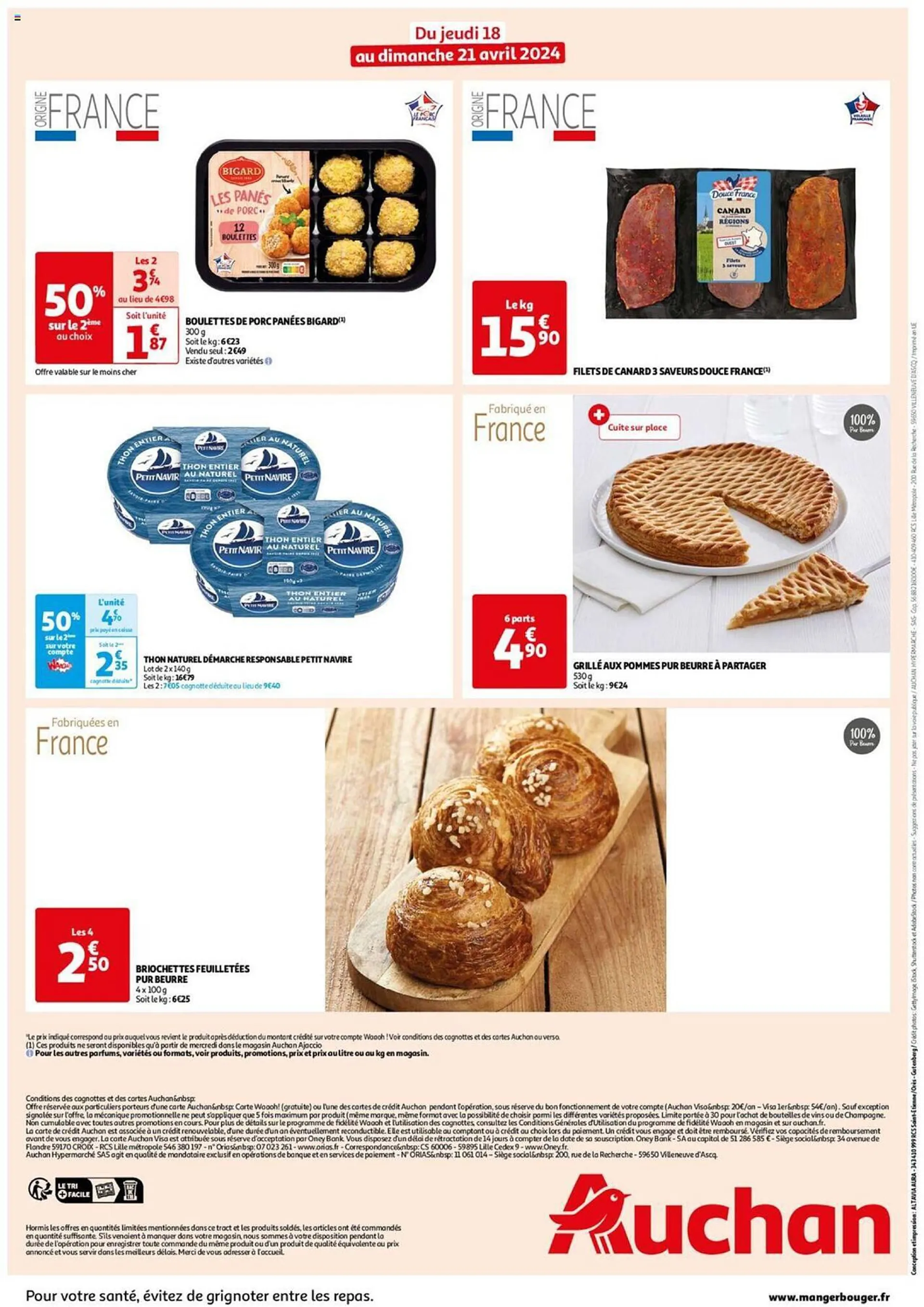 Catalogue Auchan du 18 avril au 21 avril 2024 - Catalogue page 2