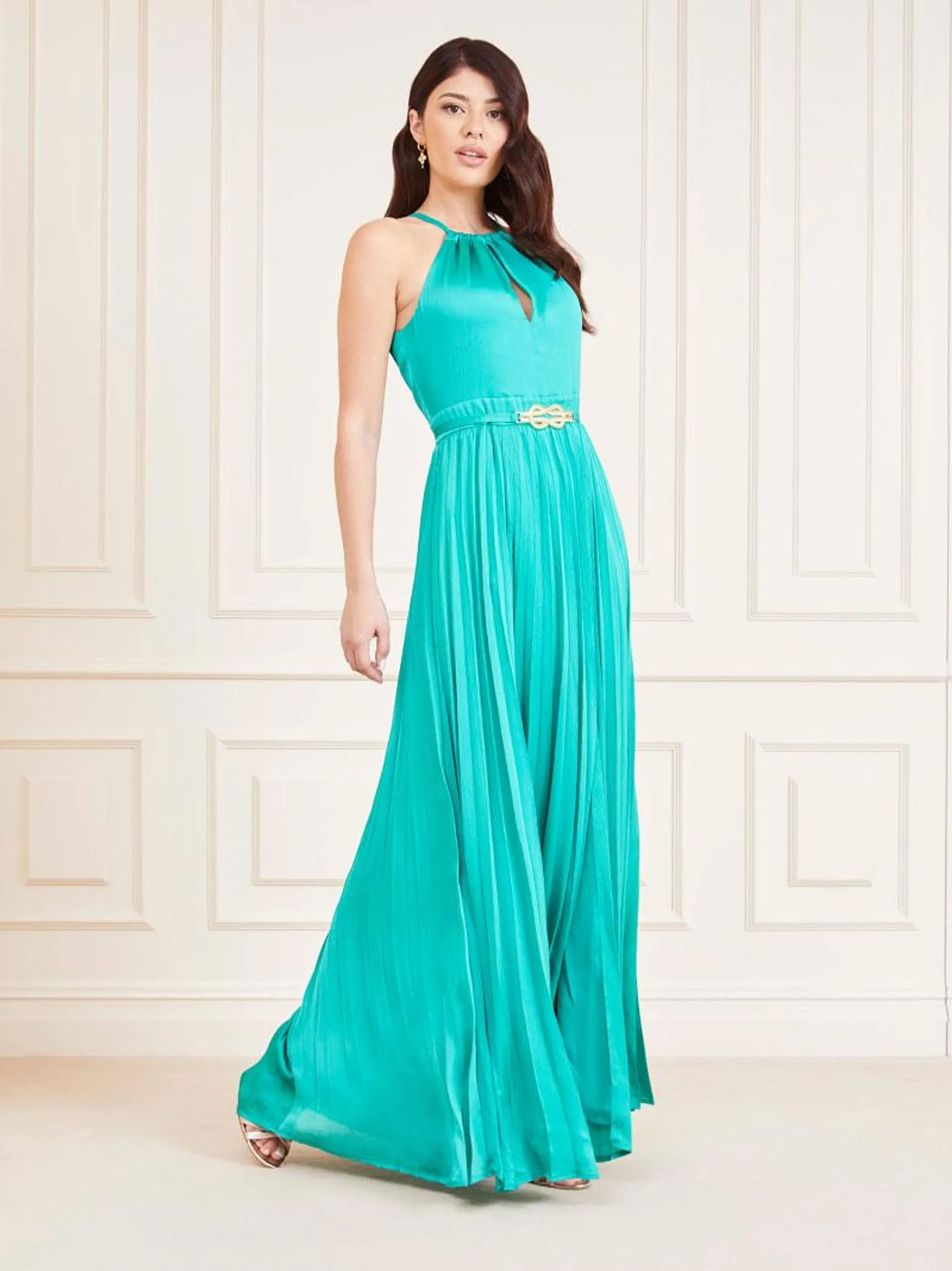 Robe empire longue chaîne marciano