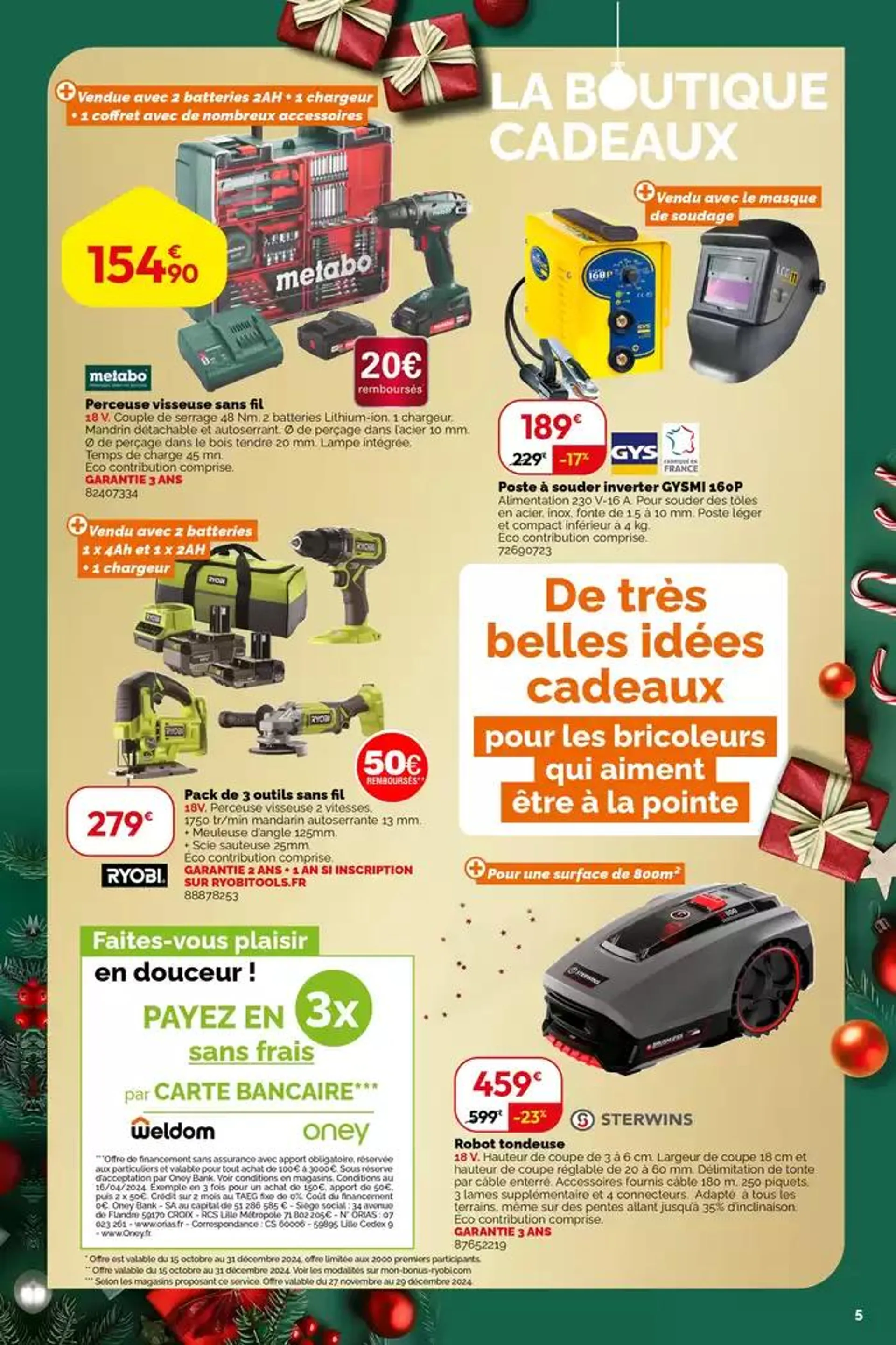 Les Fêtes à Prix Cadeaux  du 27 novembre au 29 décembre 2024 - Catalogue page 5