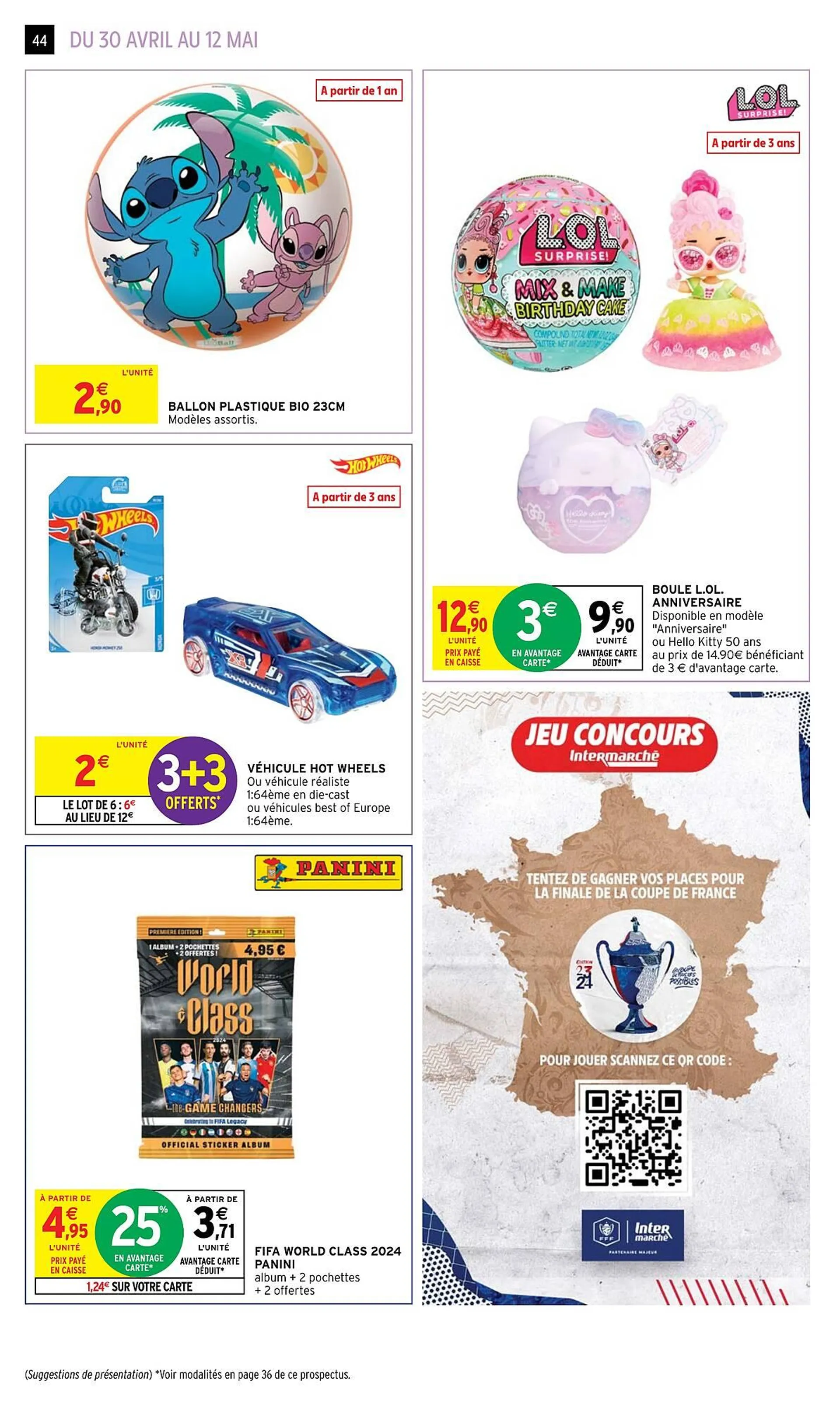 Catalogue Intermarché du 30 avril au 12 mai 2024 - Catalogue page 44