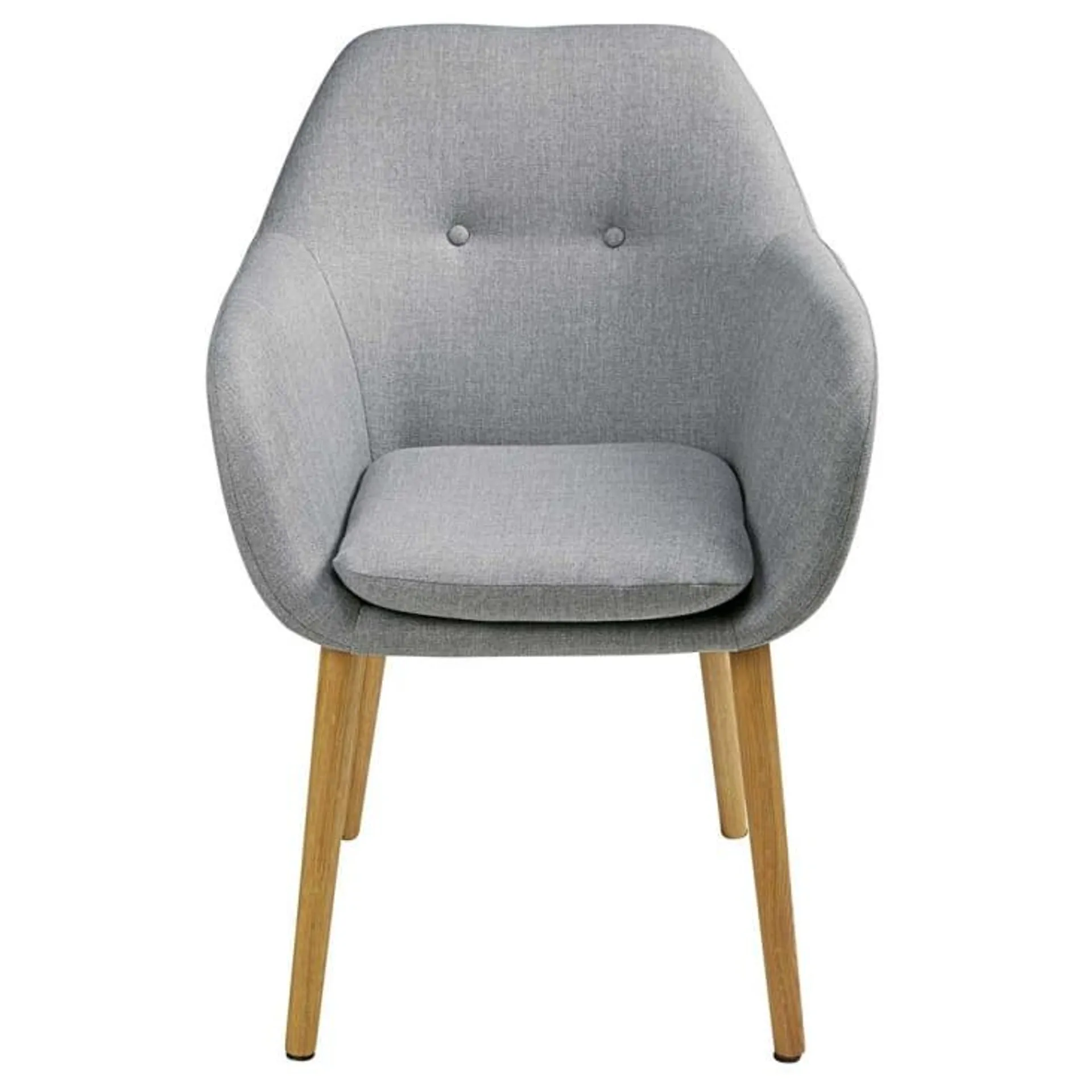 Silla vintage color gris claro