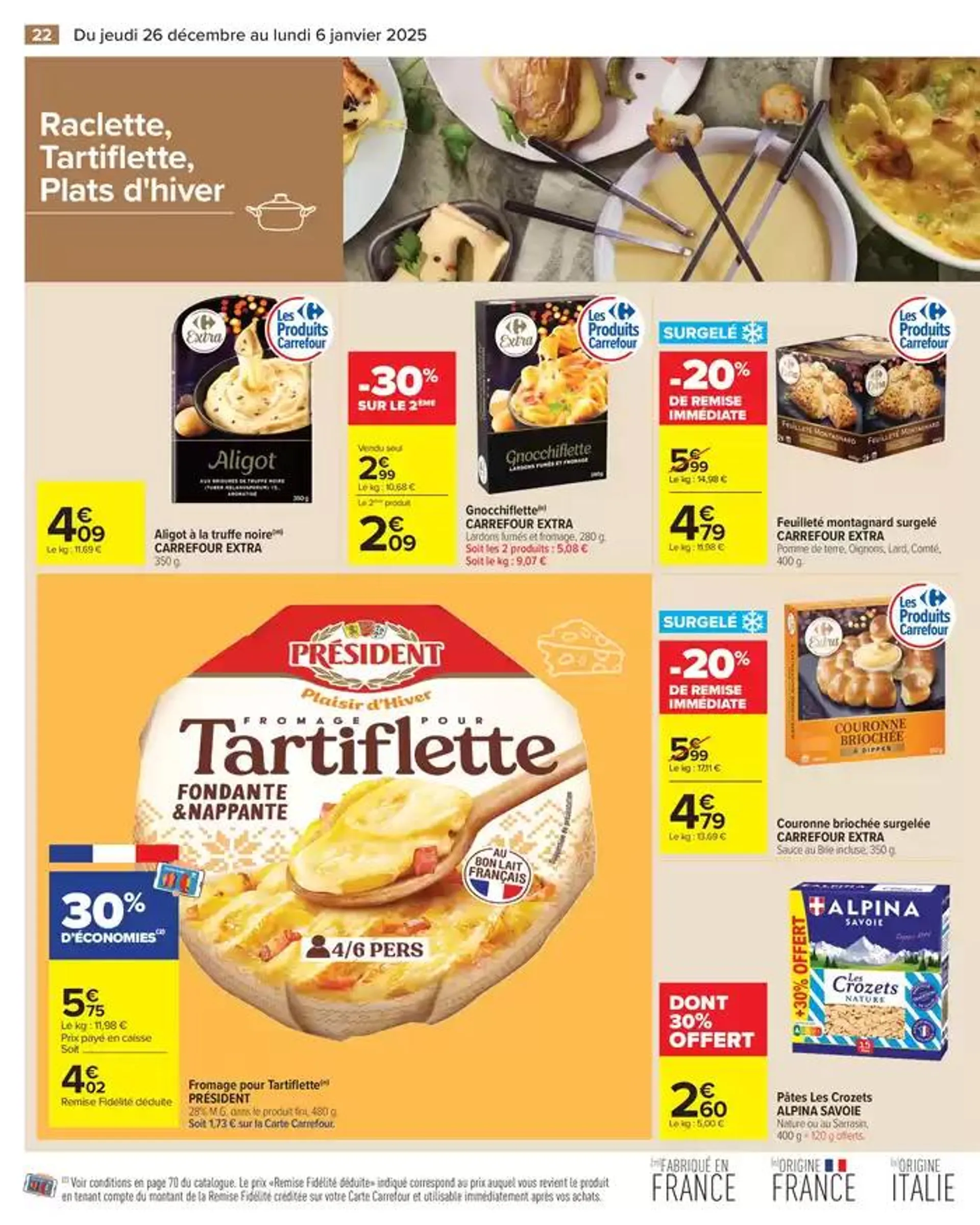 - 50% SUR LE 2ÈME PRODUIT du 26 décembre au 6 janvier 2025 - Catalogue page 28