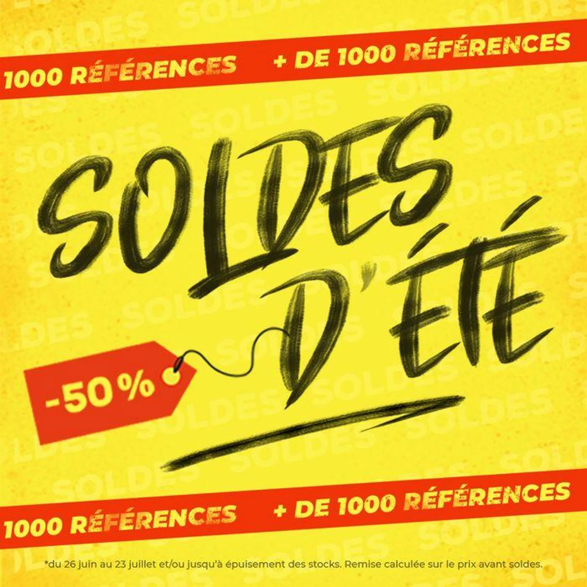 Profitez de -50% sur une large sélection darticles : rendez-vous dès aujourdhui en magasin et sur notre site internet - 1