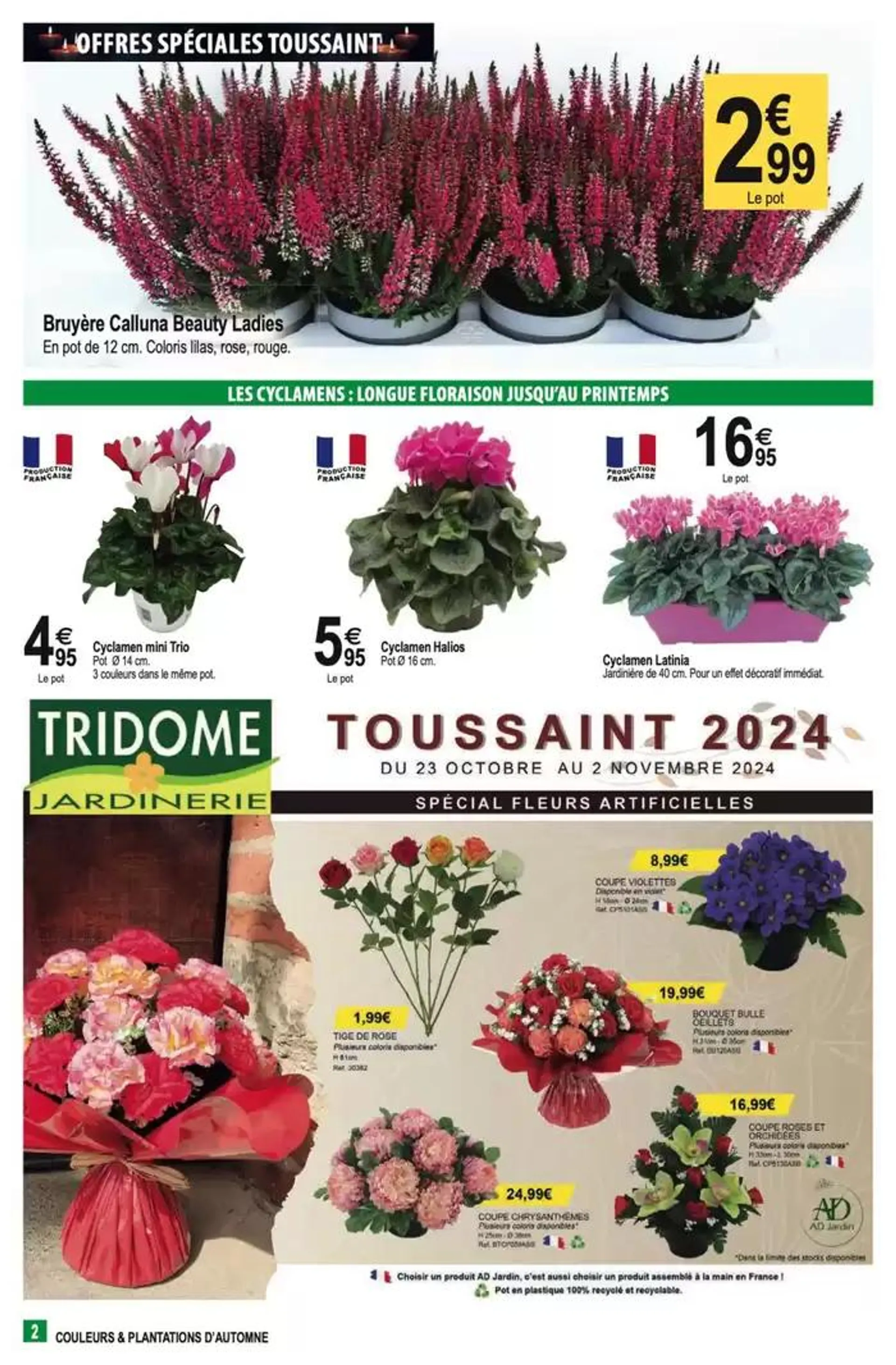 Couleurs & plantations d'automne du 23 octobre au 2 novembre 2024 - Catalogue page 2