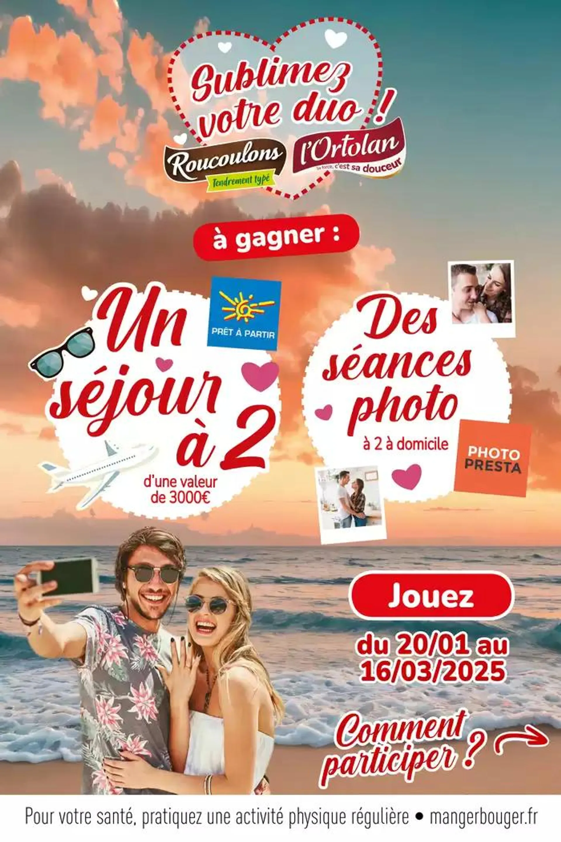 Participez au jeu concours et remportez un séjour à 2 ou des shooting photo - 1