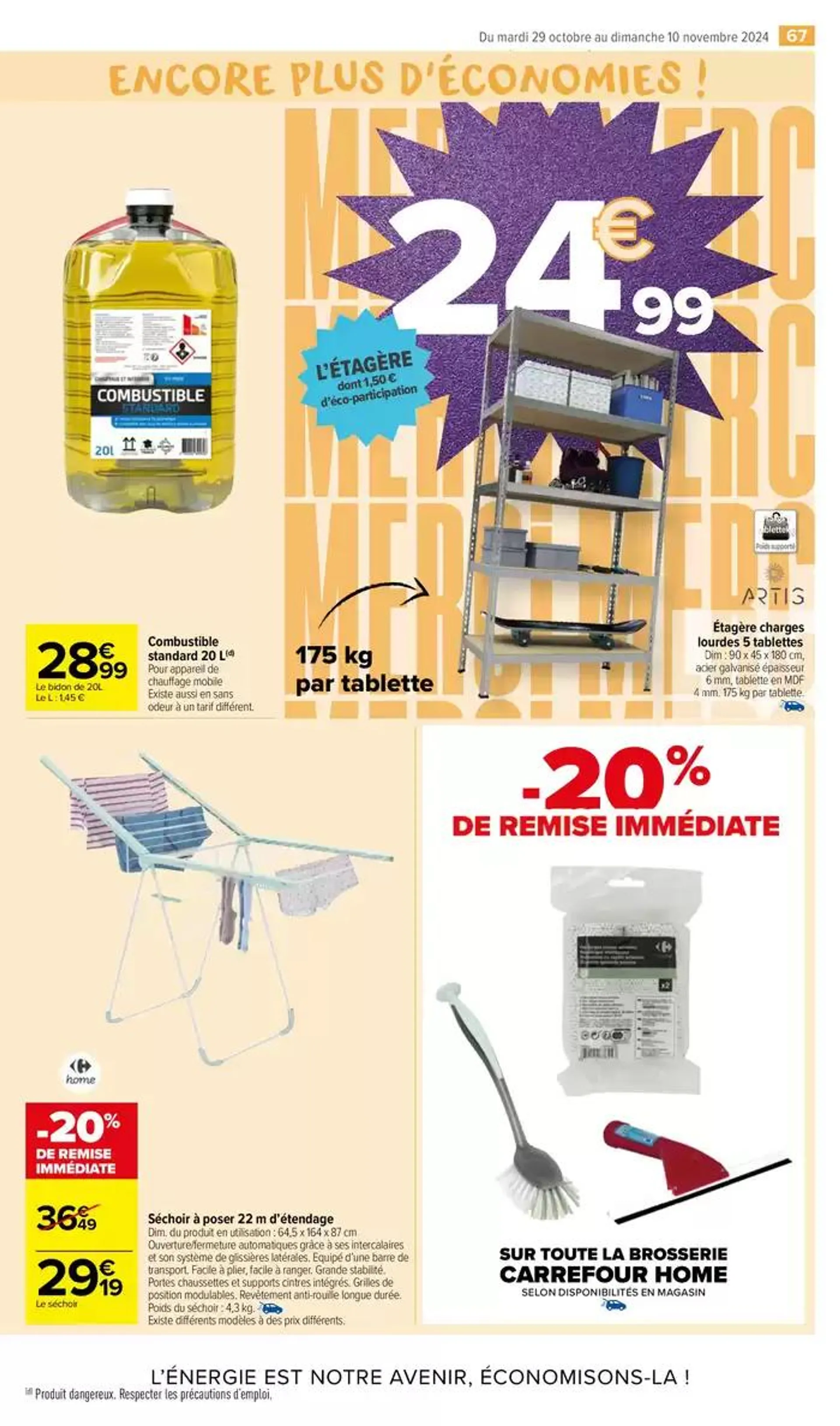 20 ANS DE FIDÉLITÉ, ÇA SE FÊTE du 29 octobre au 10 novembre 2024 - Catalogue page 69